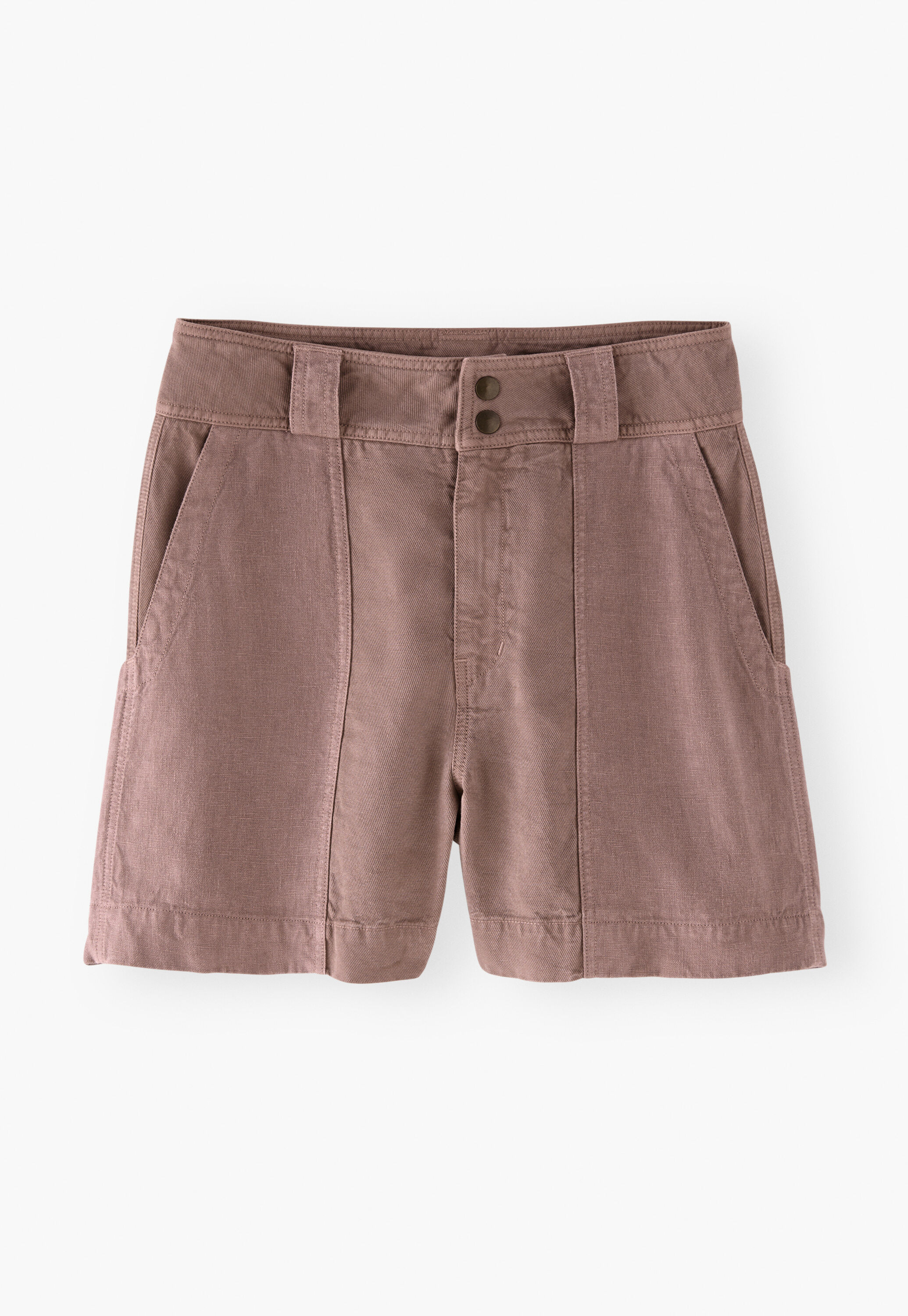 Kontraststoff-Shorts
