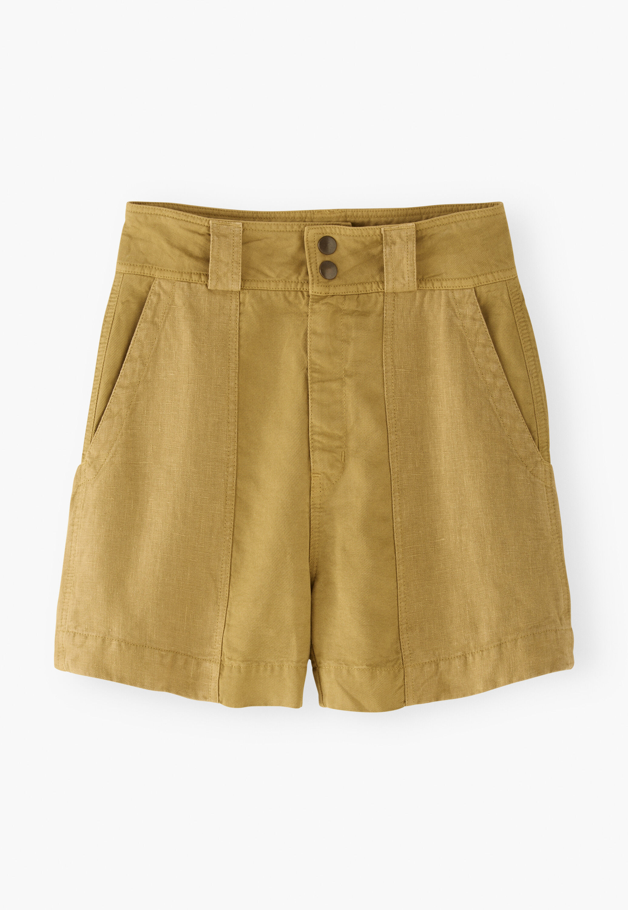 Kontraststoff-Shorts