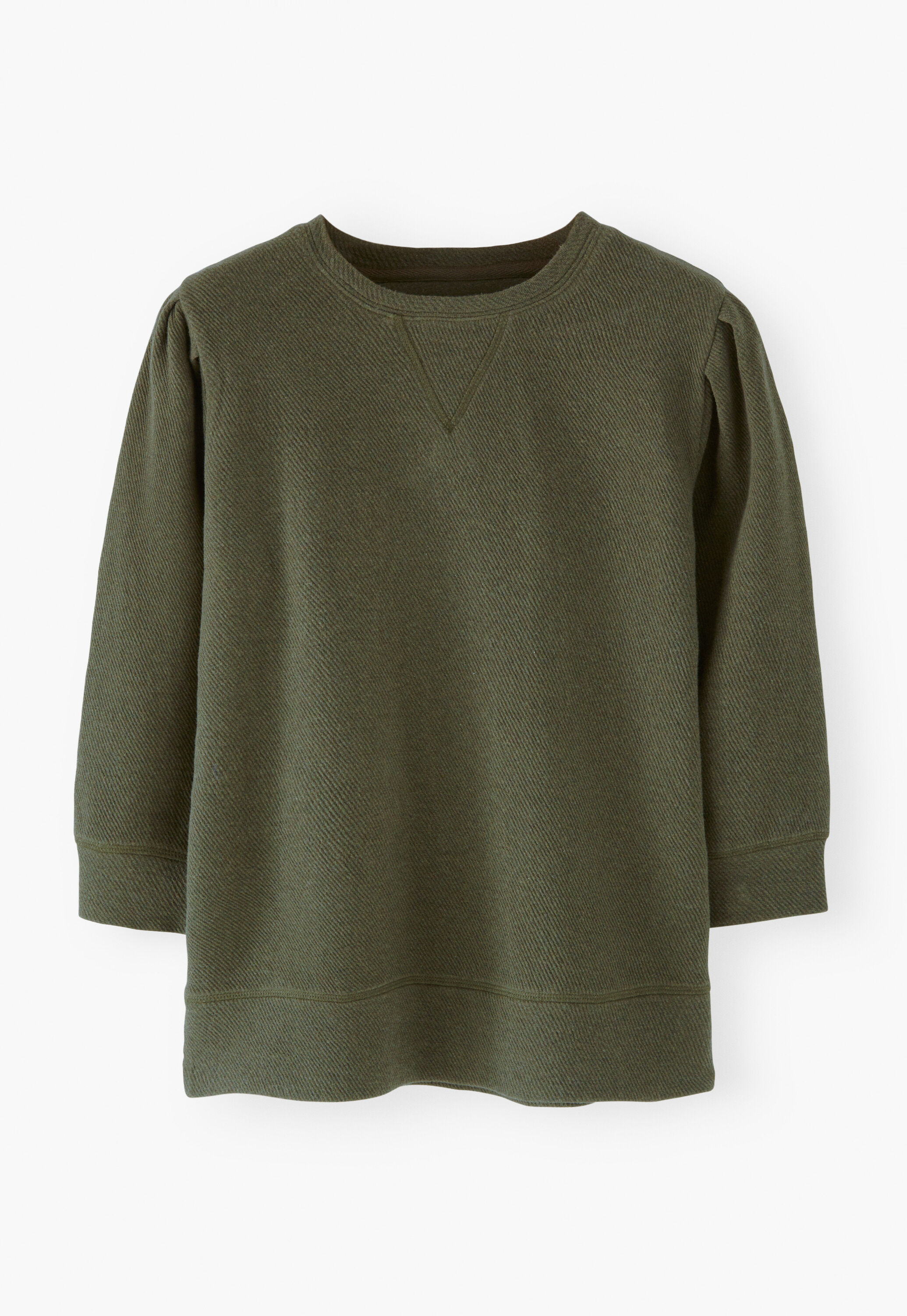 Sweatshirt mit Falten&auml;rmeln