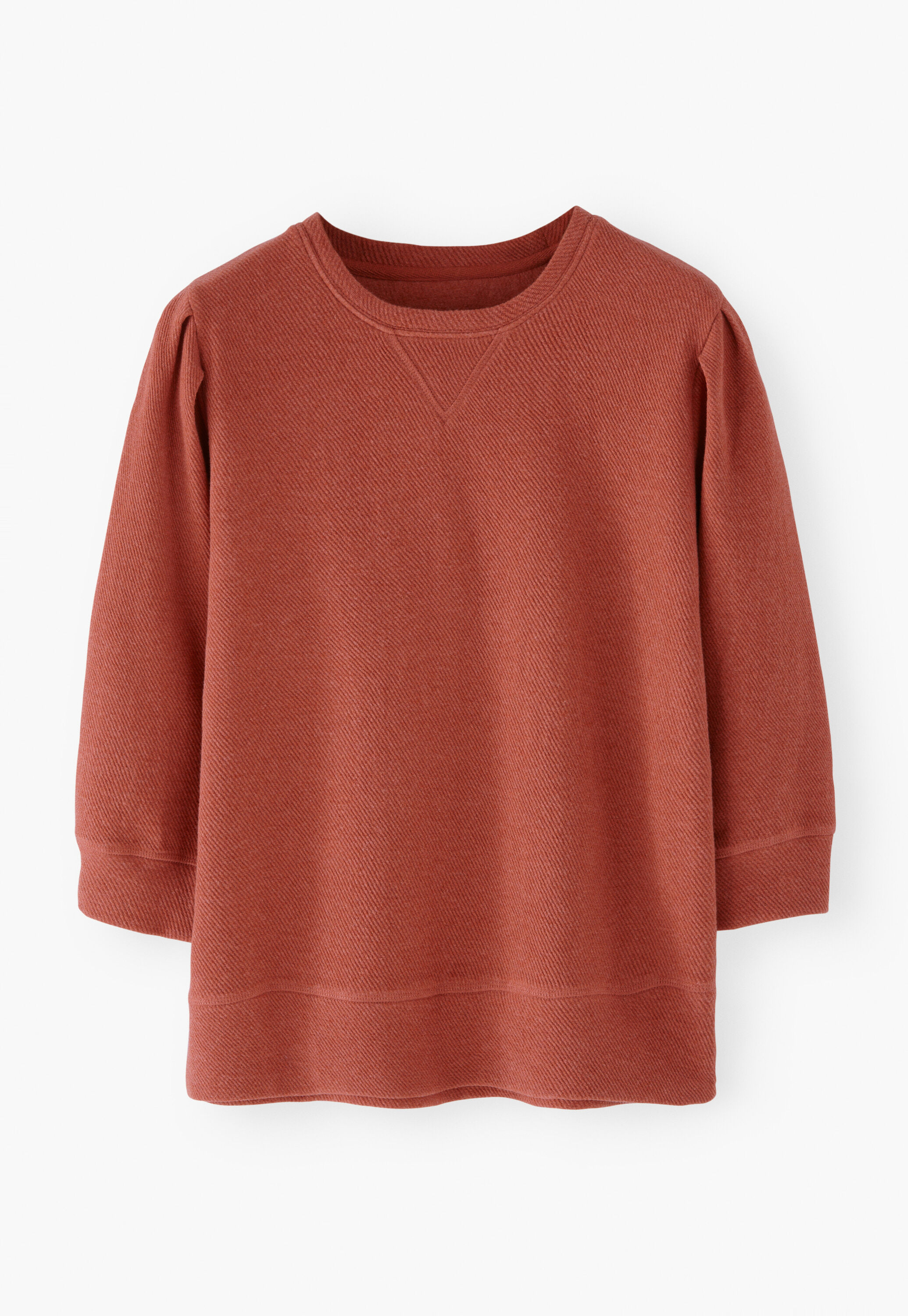 Sweatshirt mit Falten&auml;rmeln