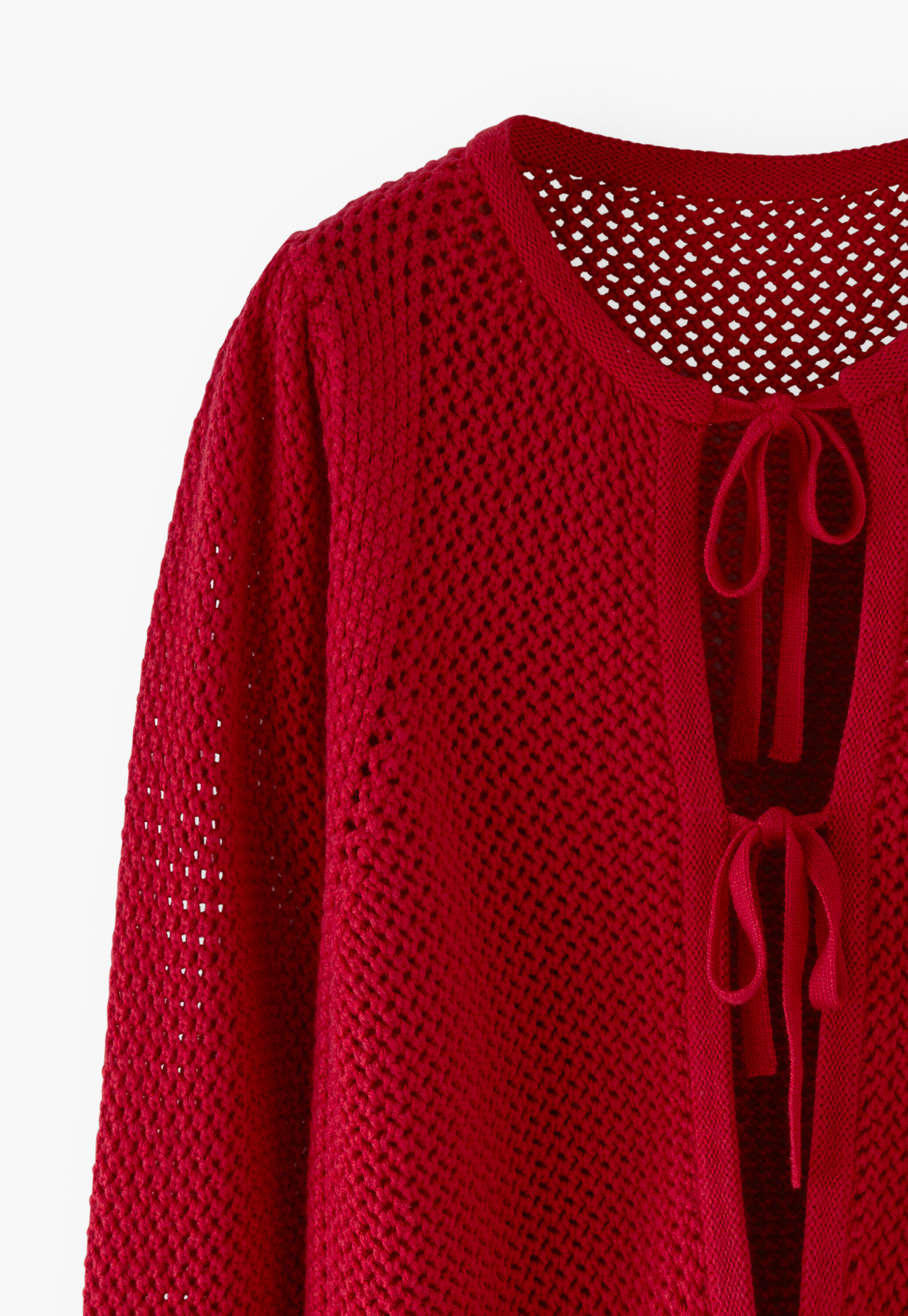 Cardigan mit Bindeband