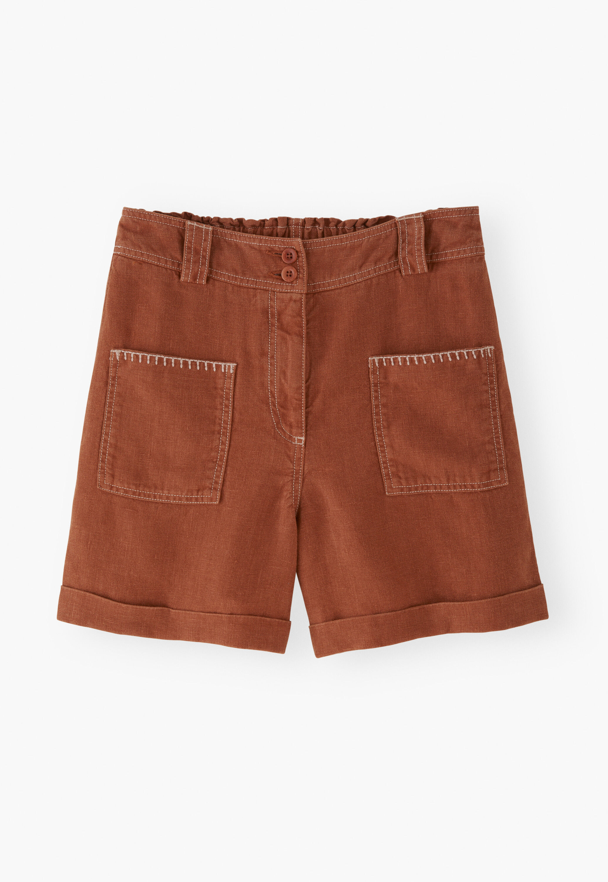 Shorts mit aufgesetzten Taschen
