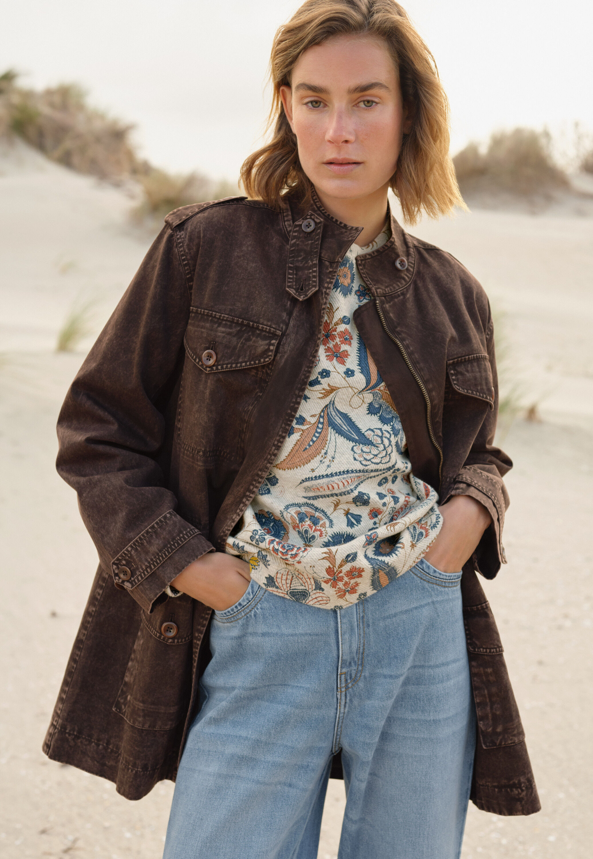 Bedrucktes Jersey-Sweatshirt
