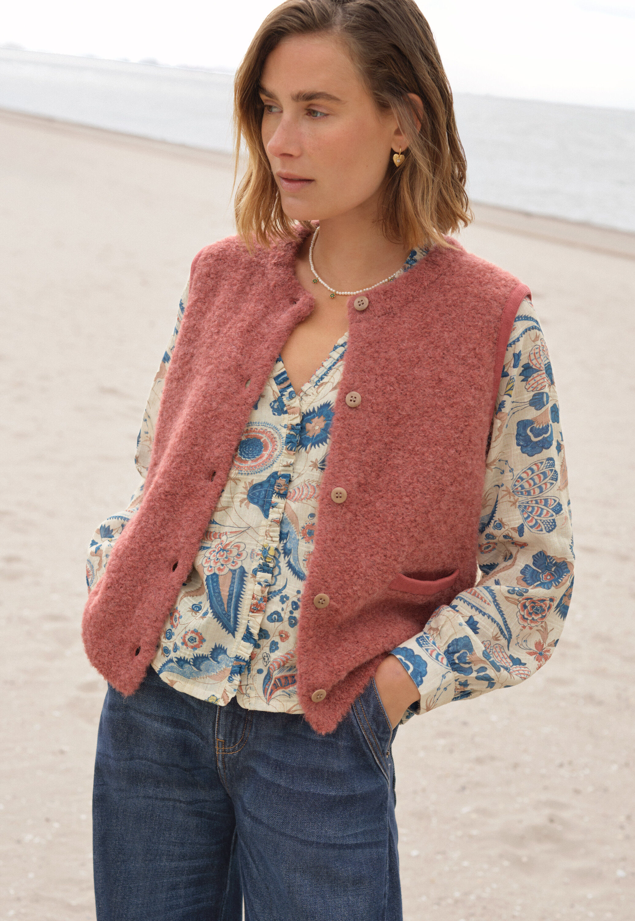 Bluse mit Print