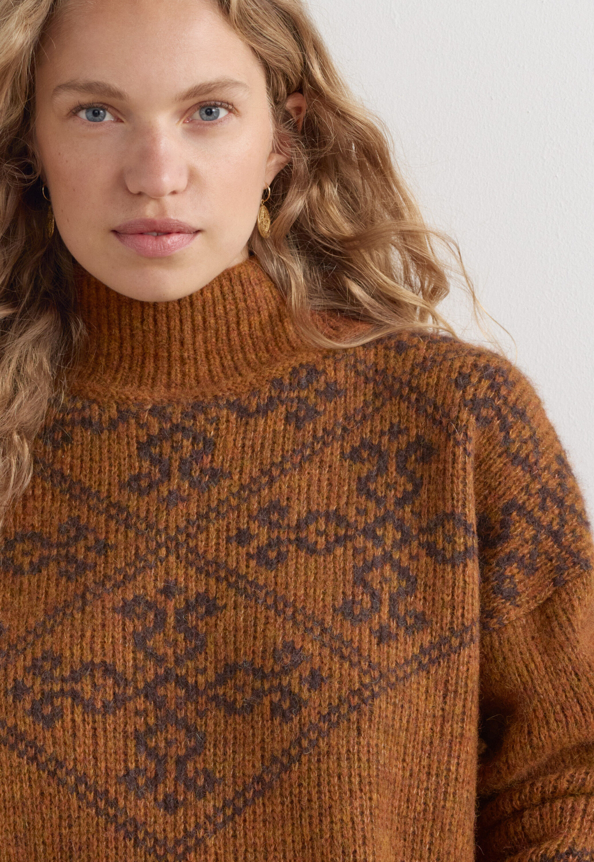 Jacquard-Pullover
