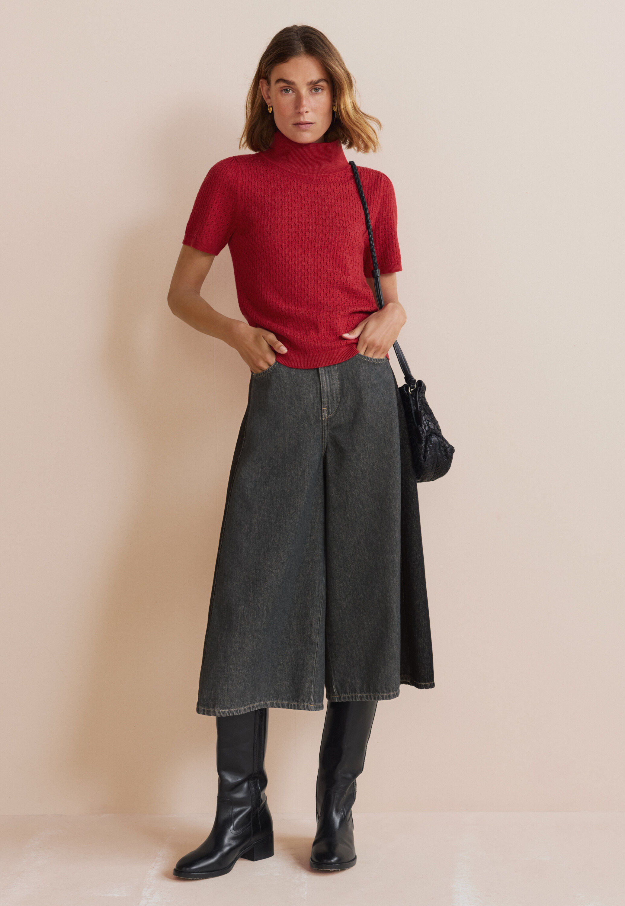 Pointelle-Pullover