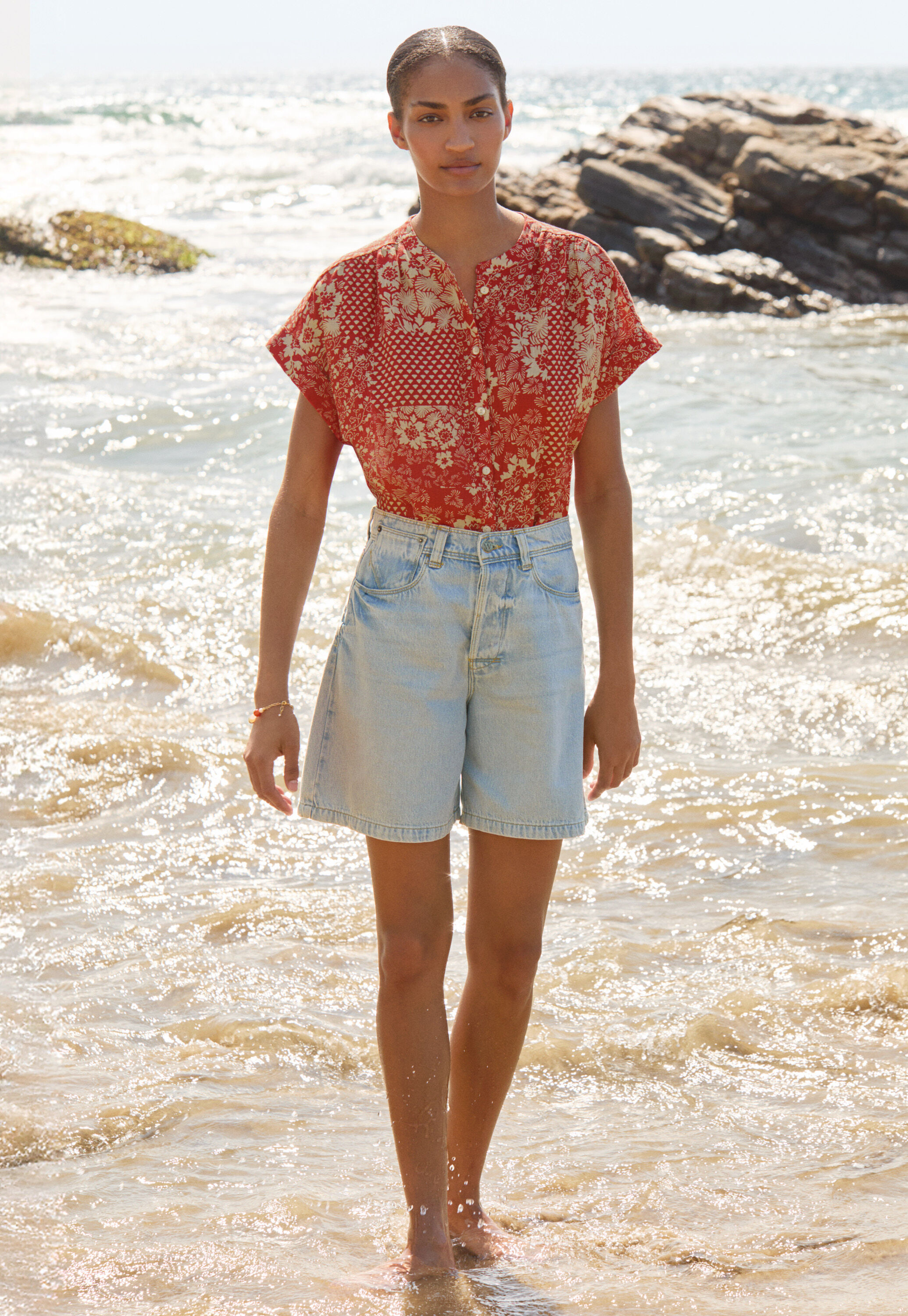 Denim-Shorts