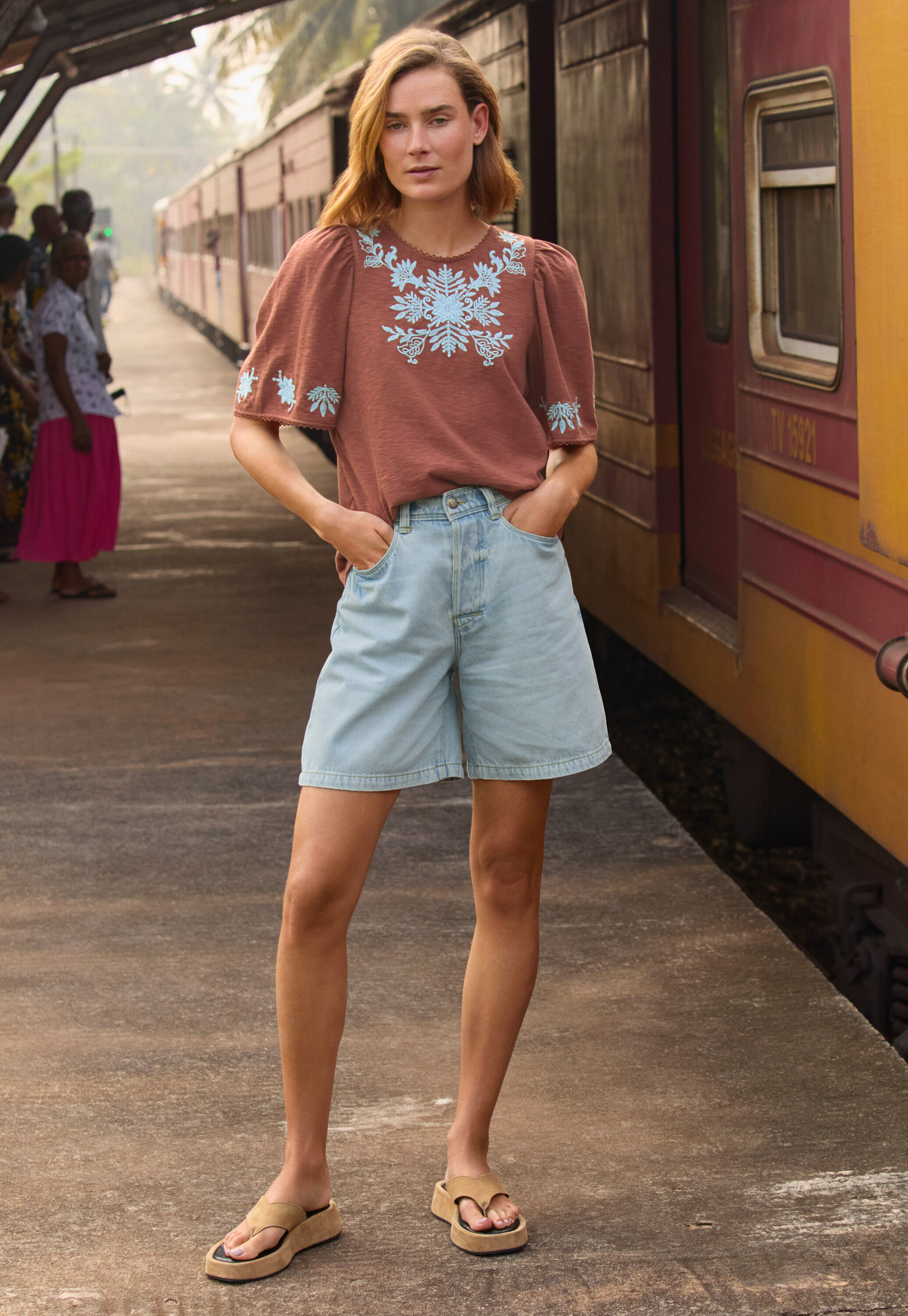 Denim-Shorts