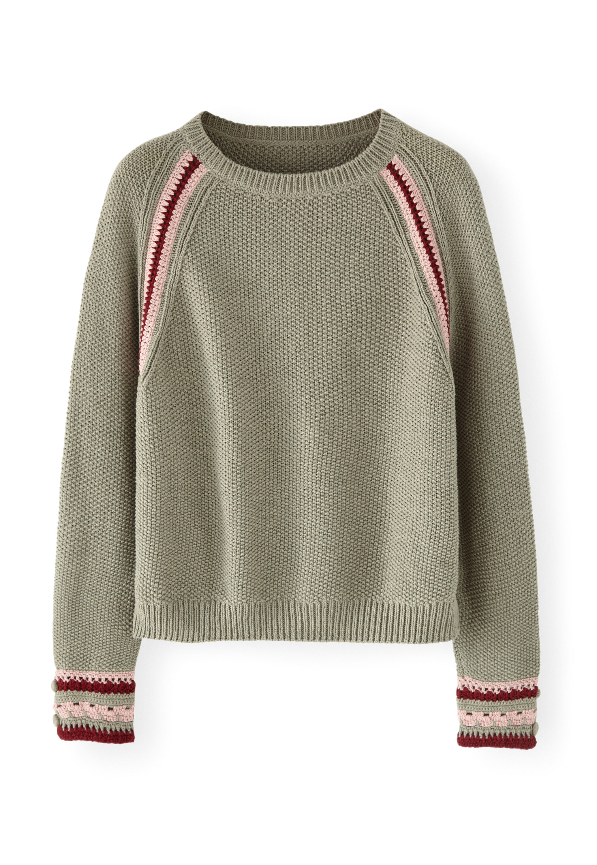 Pullover mit H&auml;keldetails
