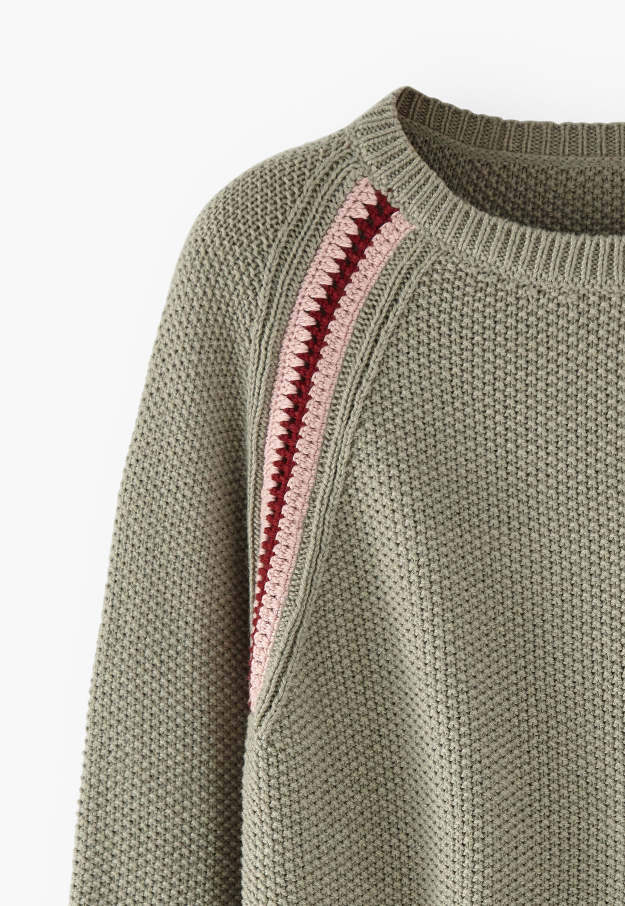 Pullover mit H&auml;keldetails
