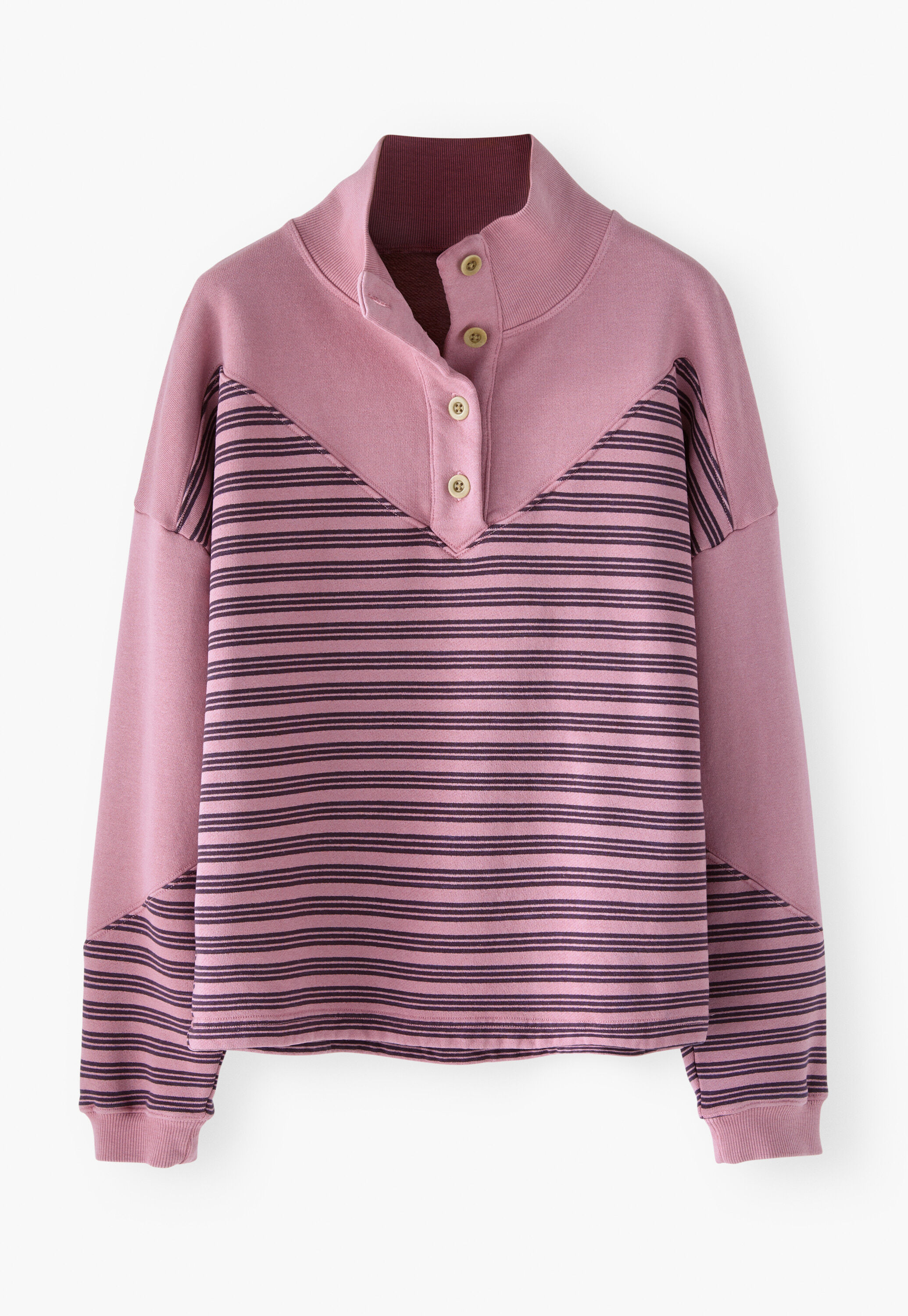Sweatshirt mit Streifen