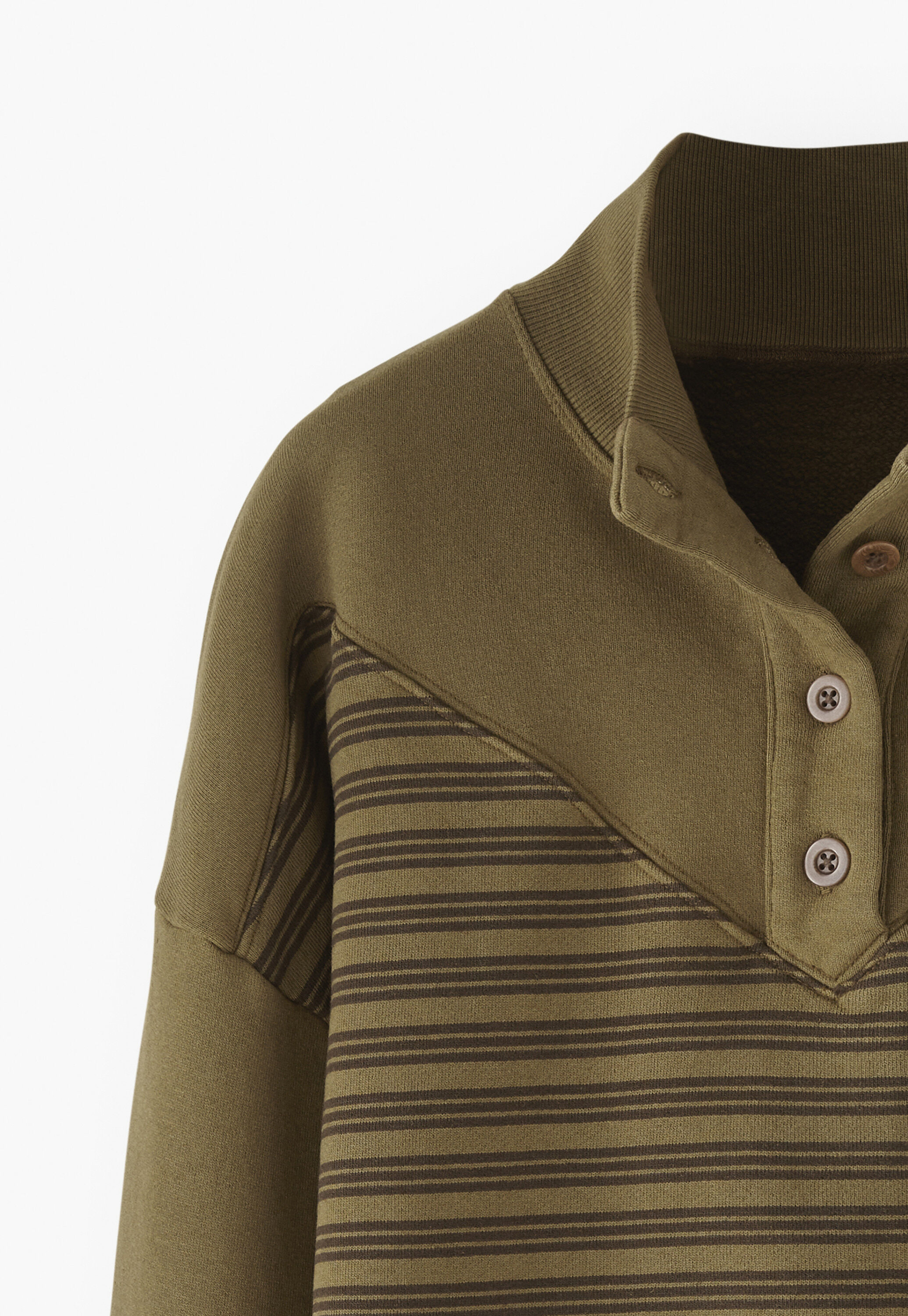 Sweatshirt mit Streifen