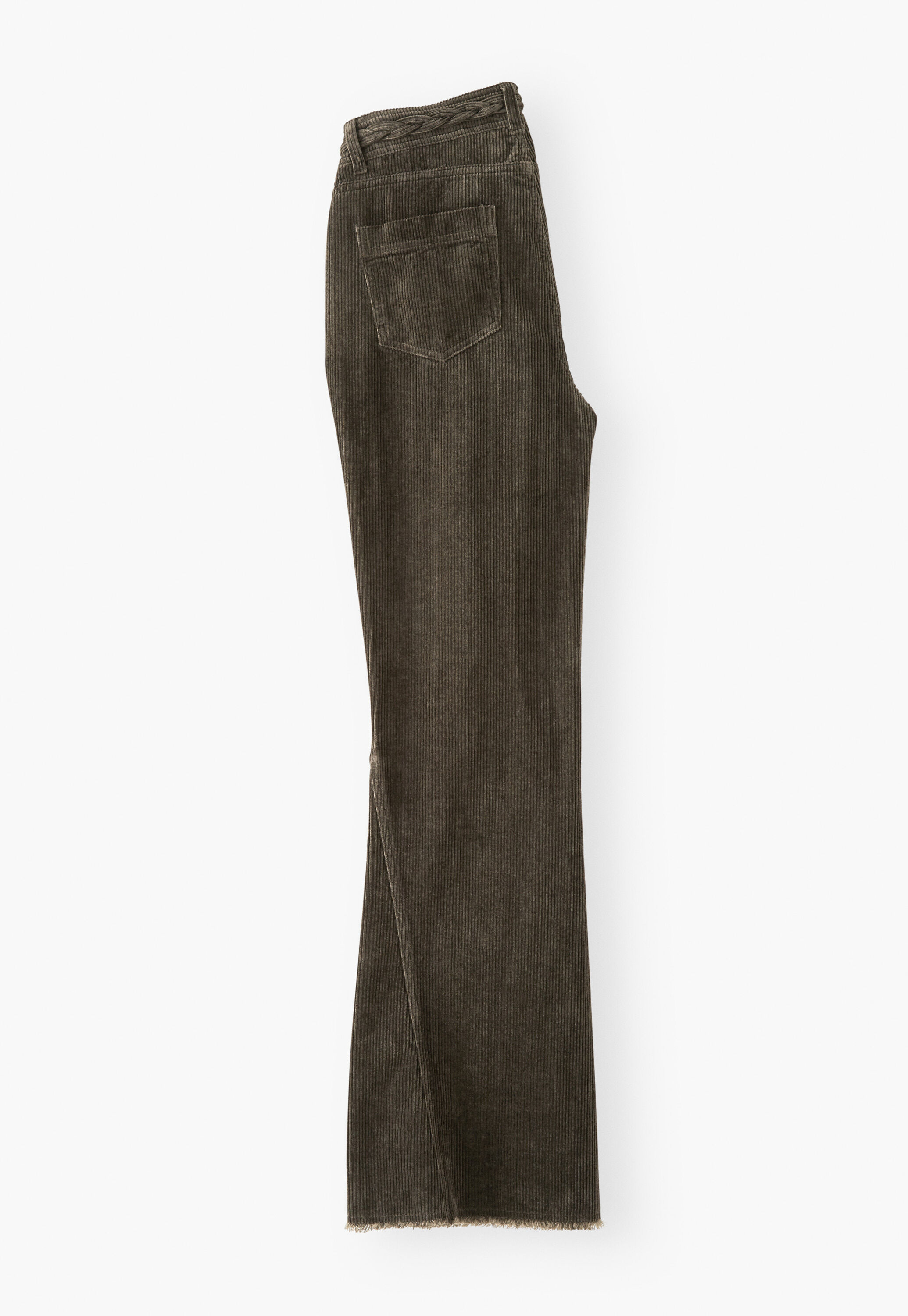 Cordhose mit geflochtenem Detail