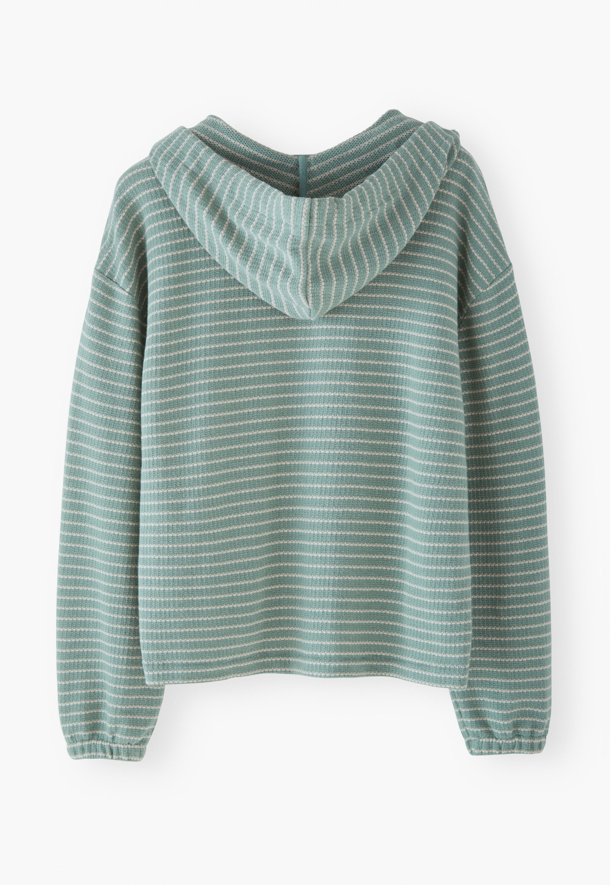 Texturiertes Streifen-Hoodie