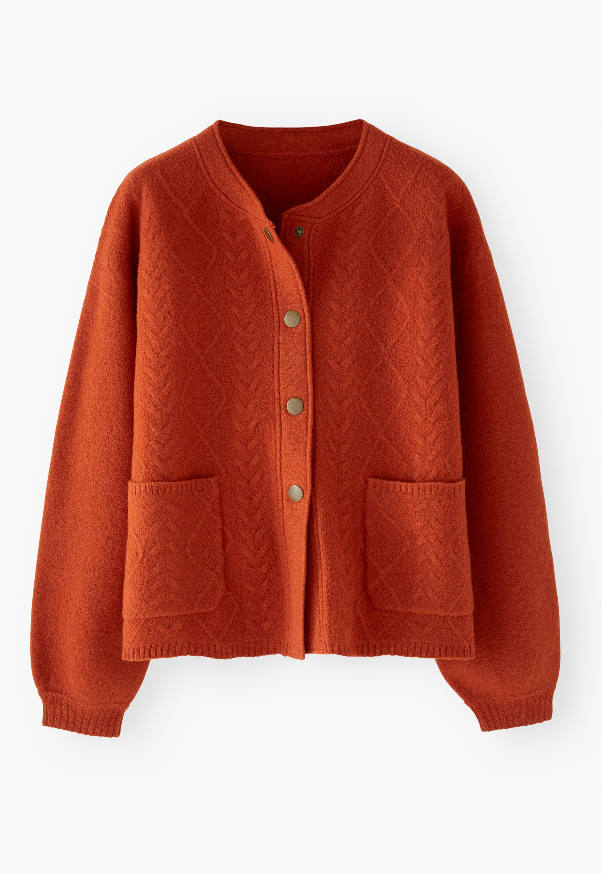 Zopfmuster-Bomberjacke