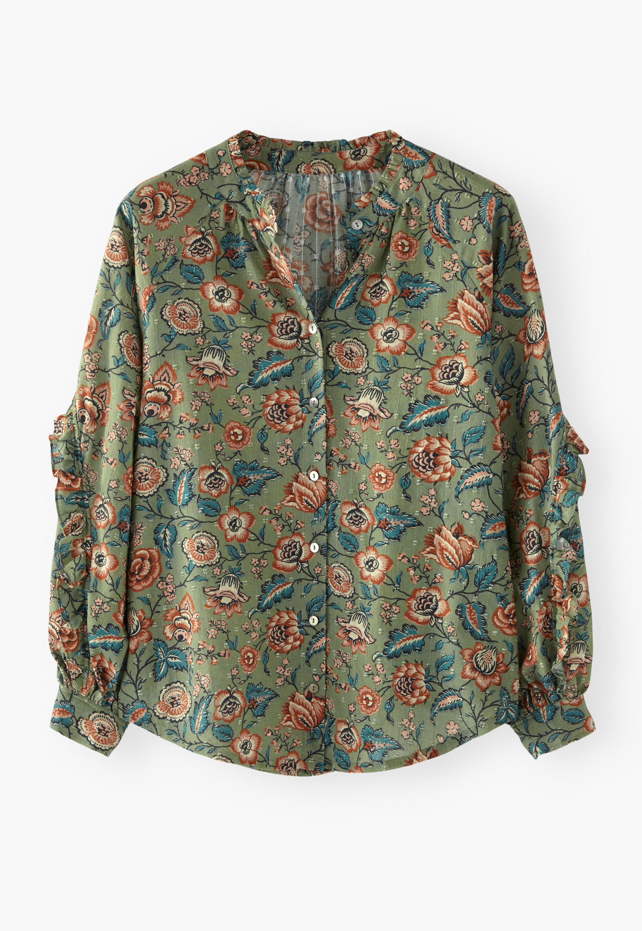 Fil Coup&eacute;-Bluse mit Print