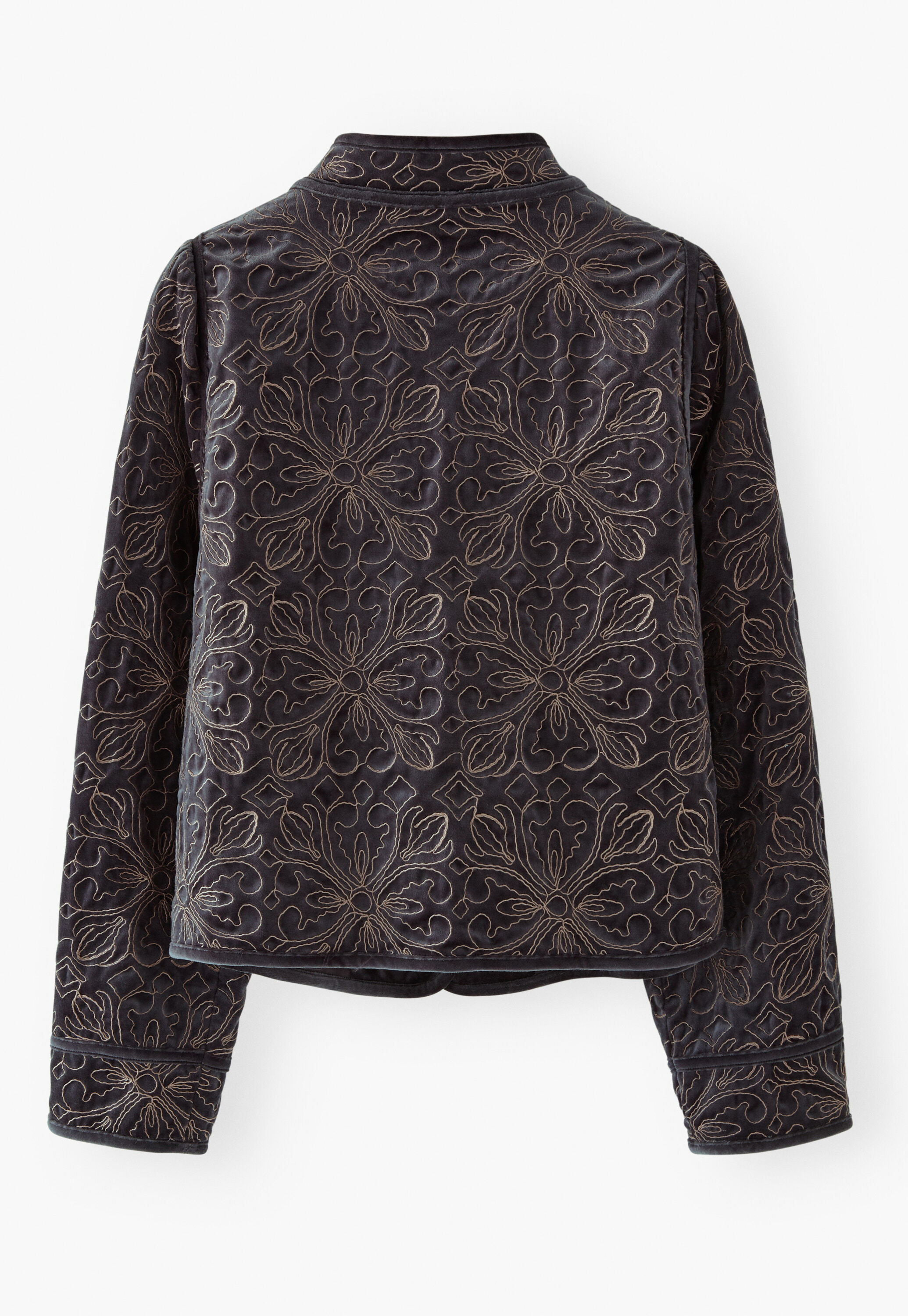 Bestickte Samtjacke