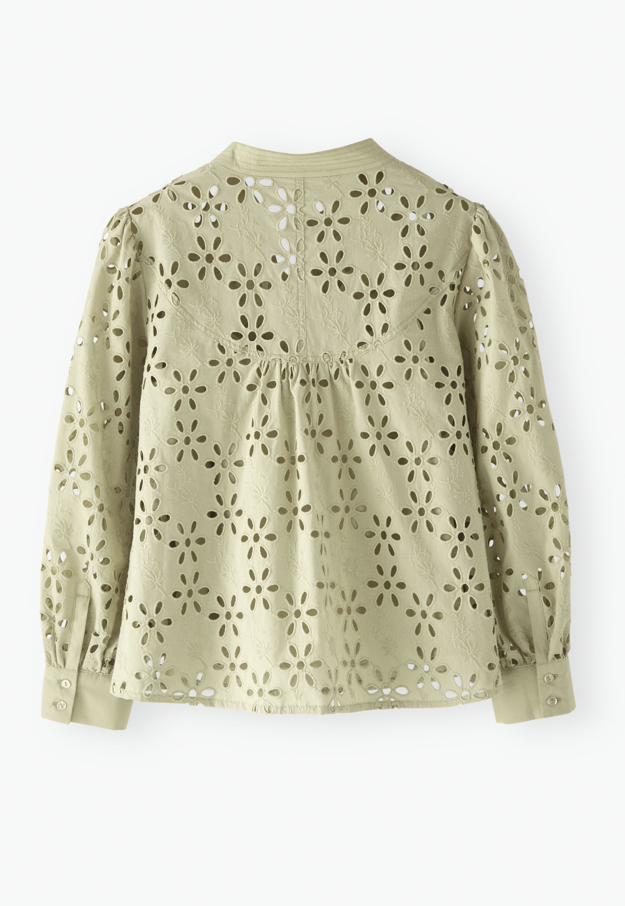 Cutwork-Bluse