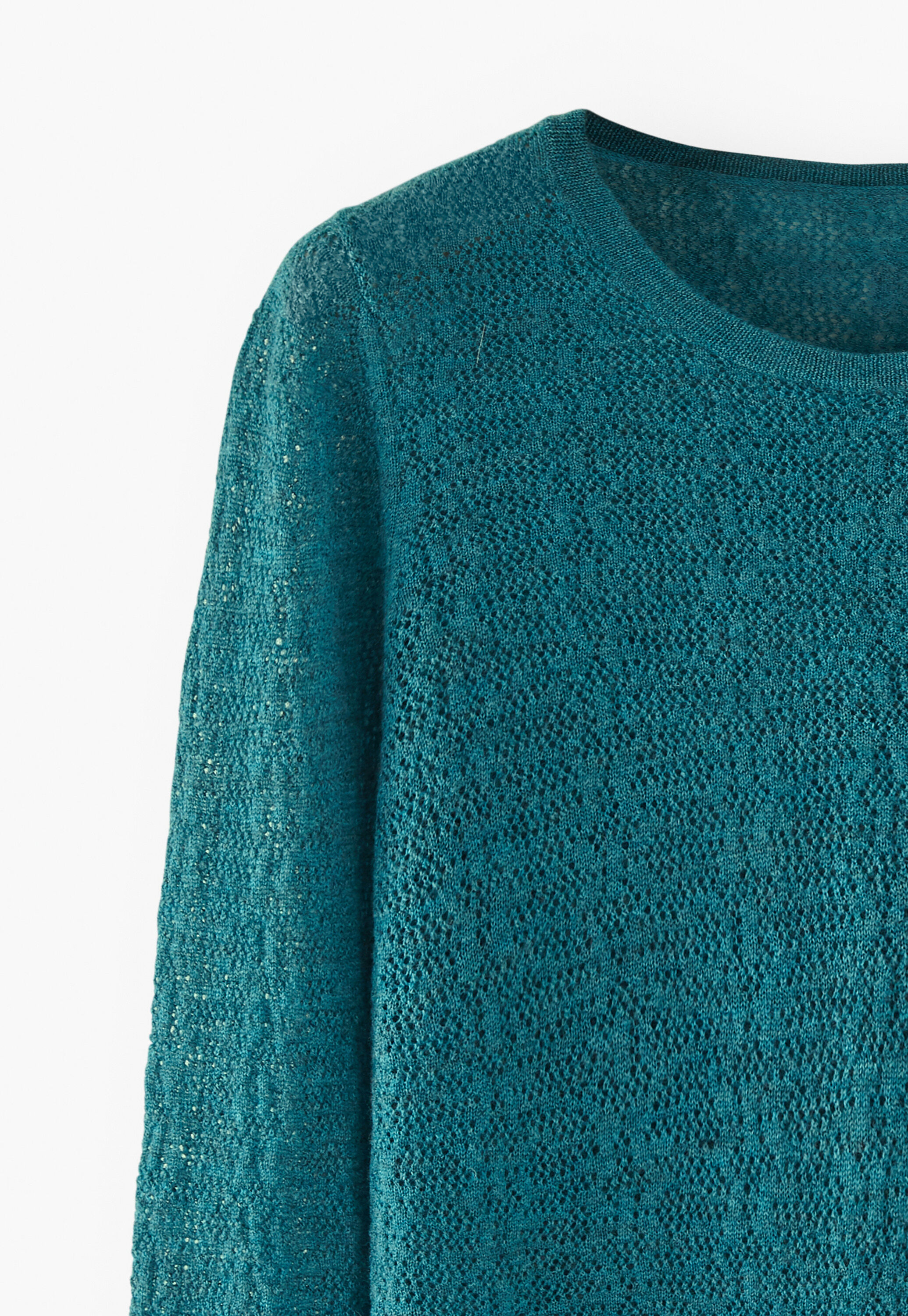 Pullover im Spitzenmuster
