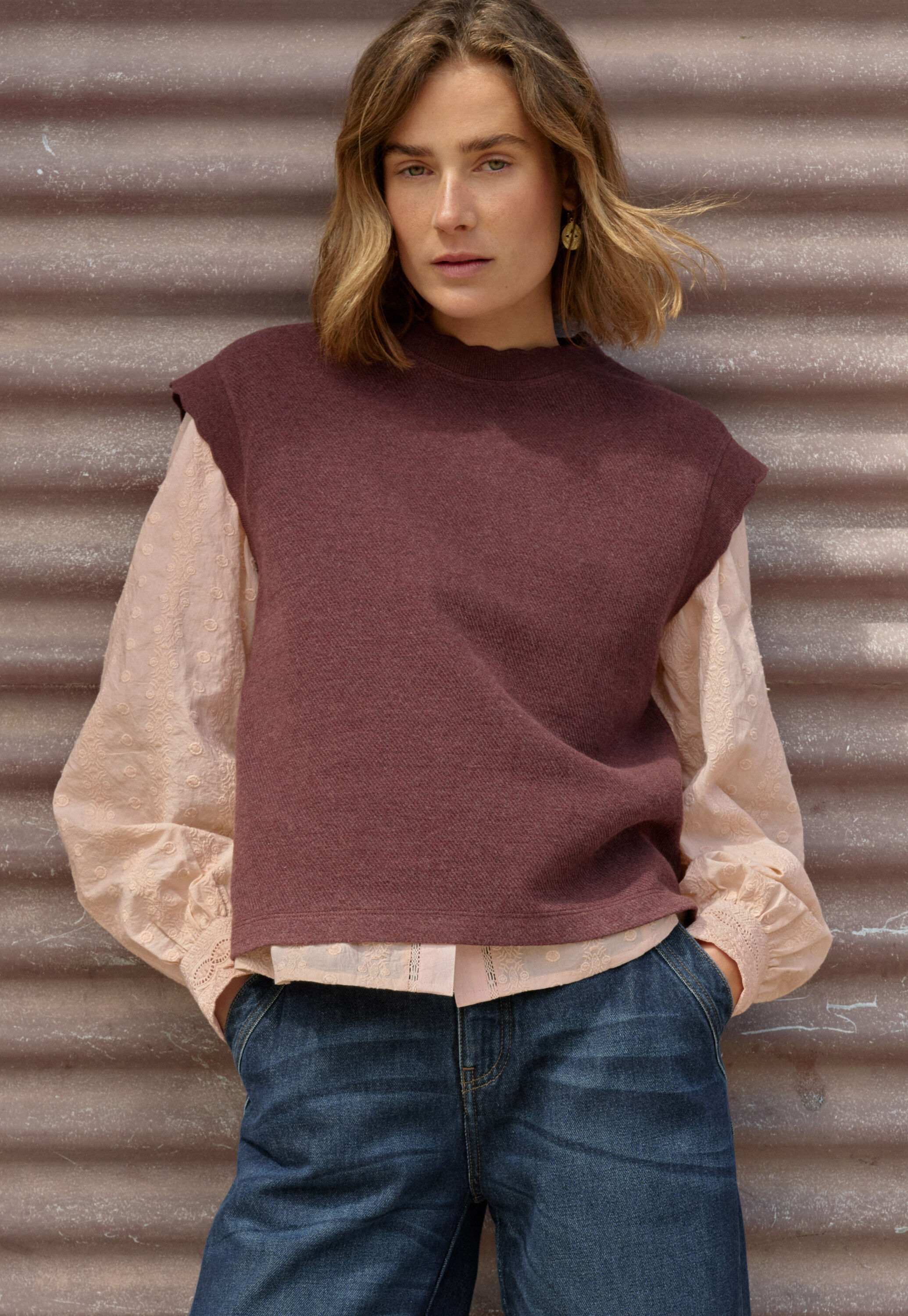 &Auml;rmelloses Sweatshirt