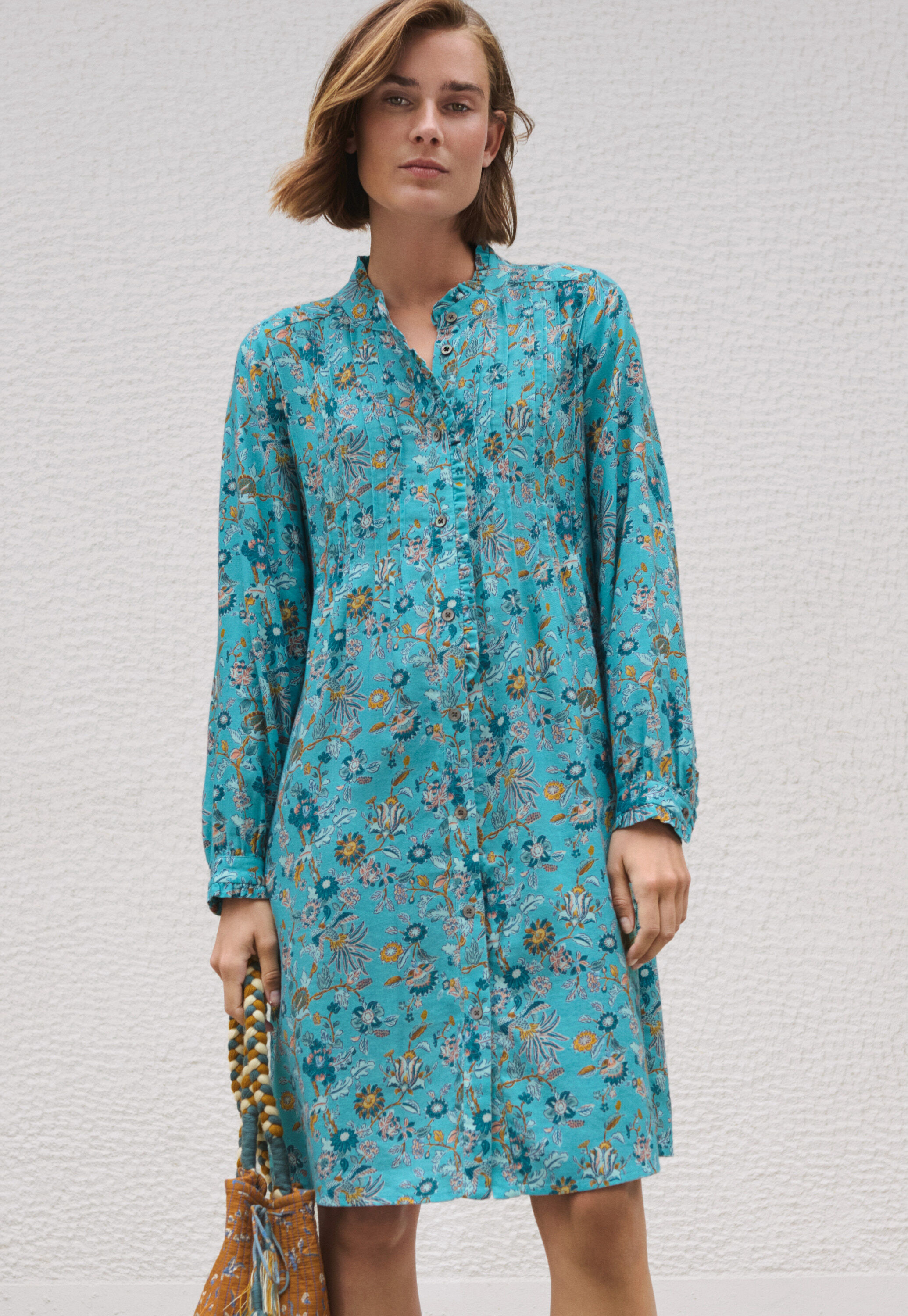 Bedrucktes Hemdblusenkleid