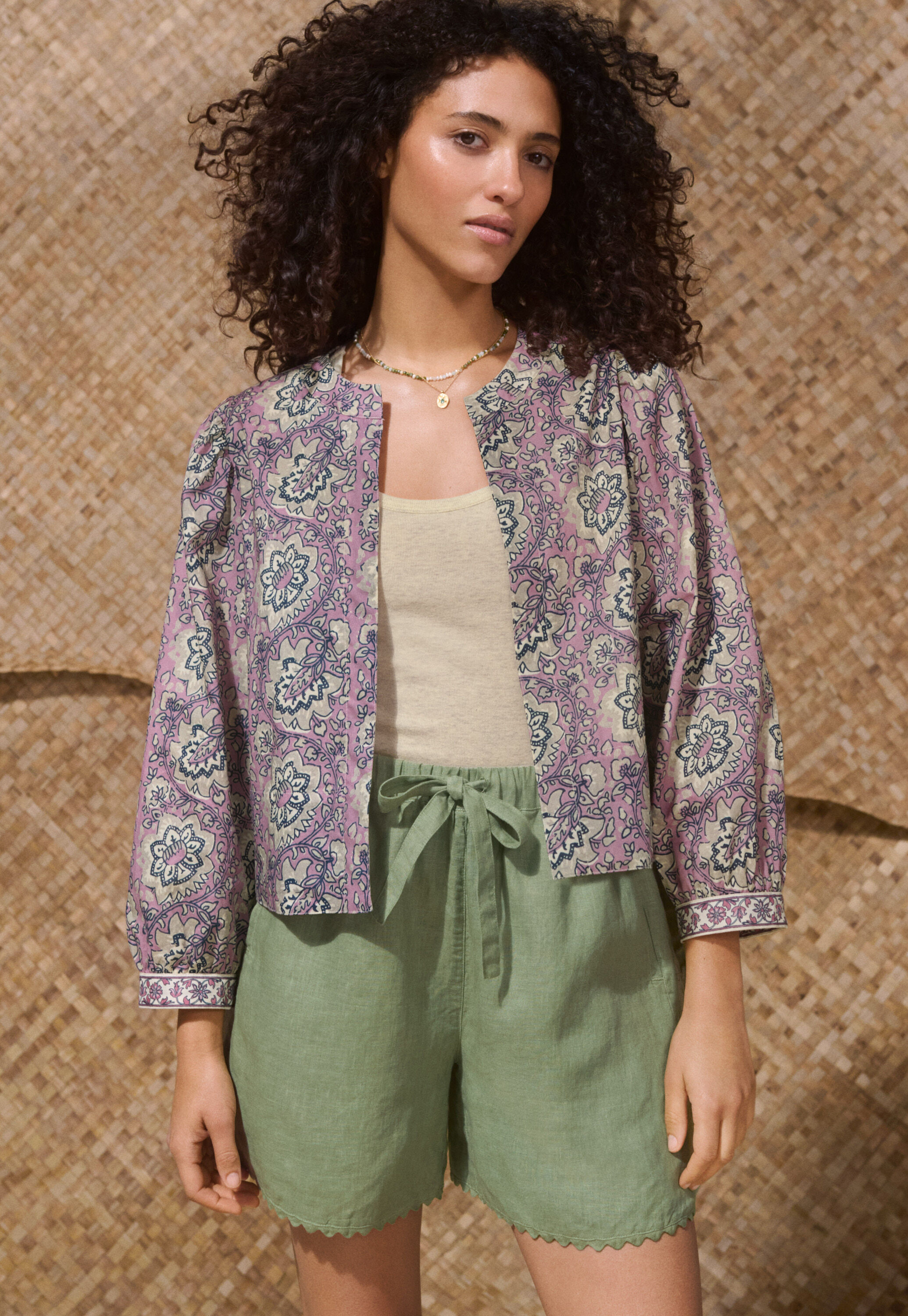 Bedruckte Wendejacke