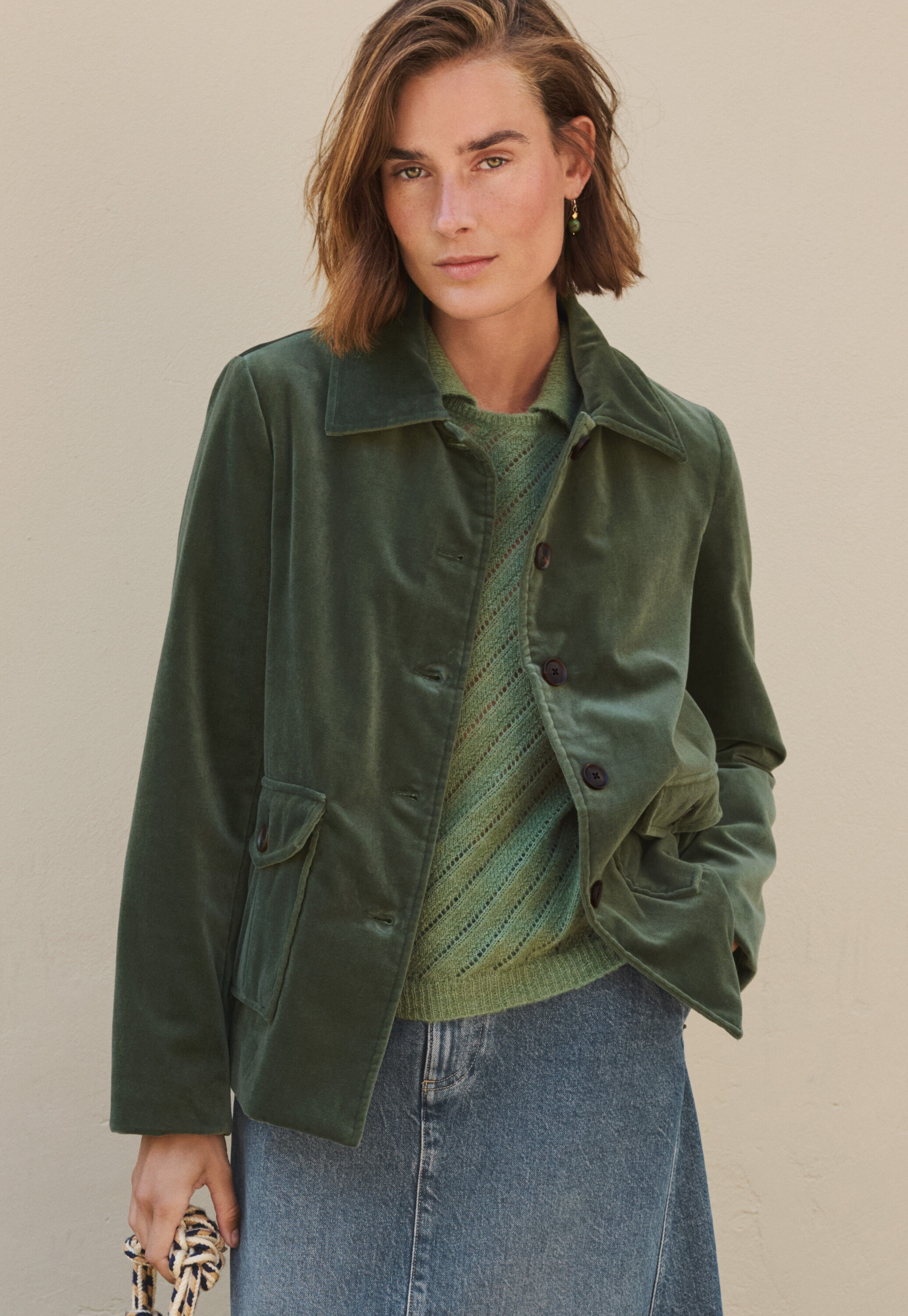 Pullover mit Kragen