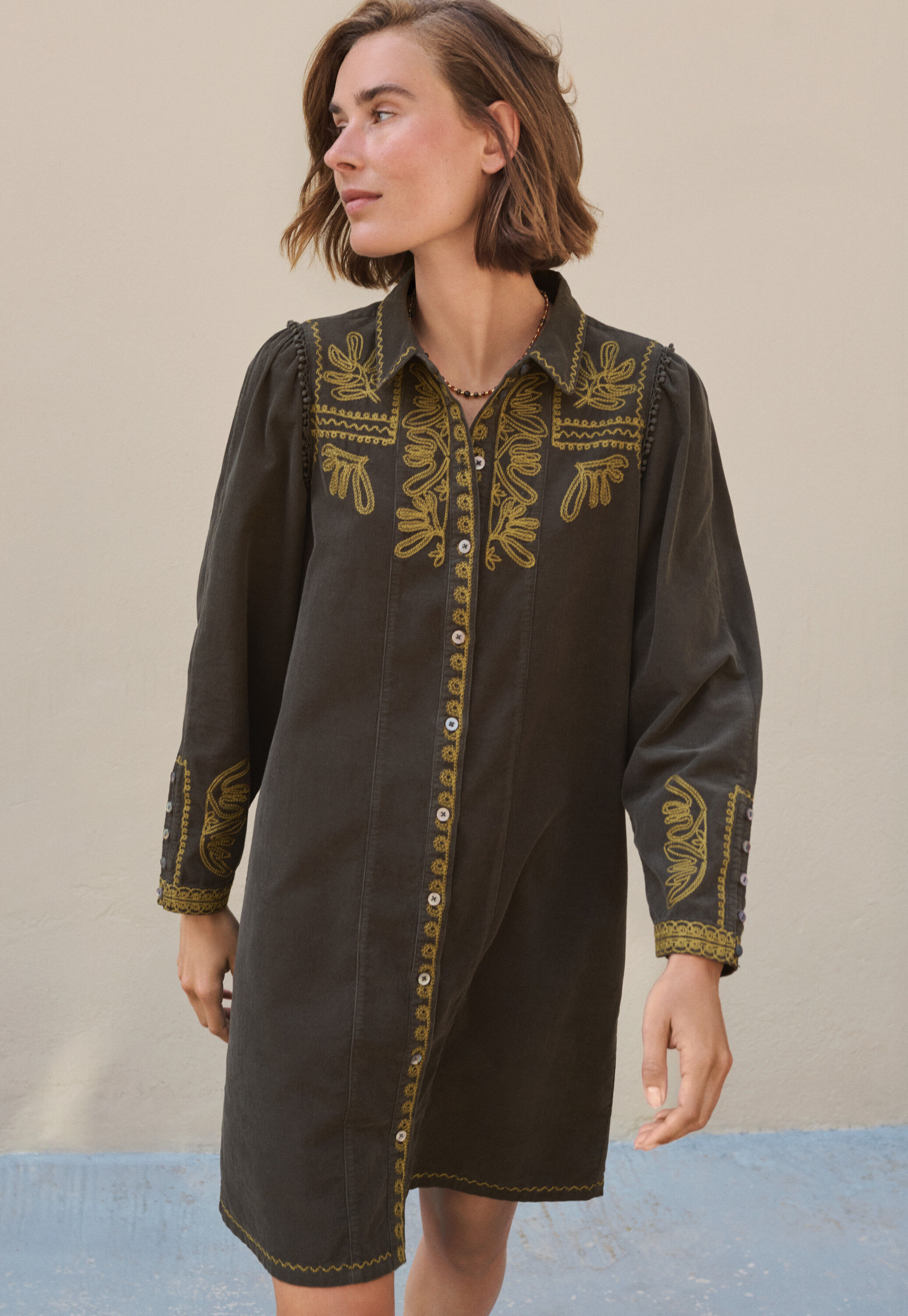 Bluse mit Biesen