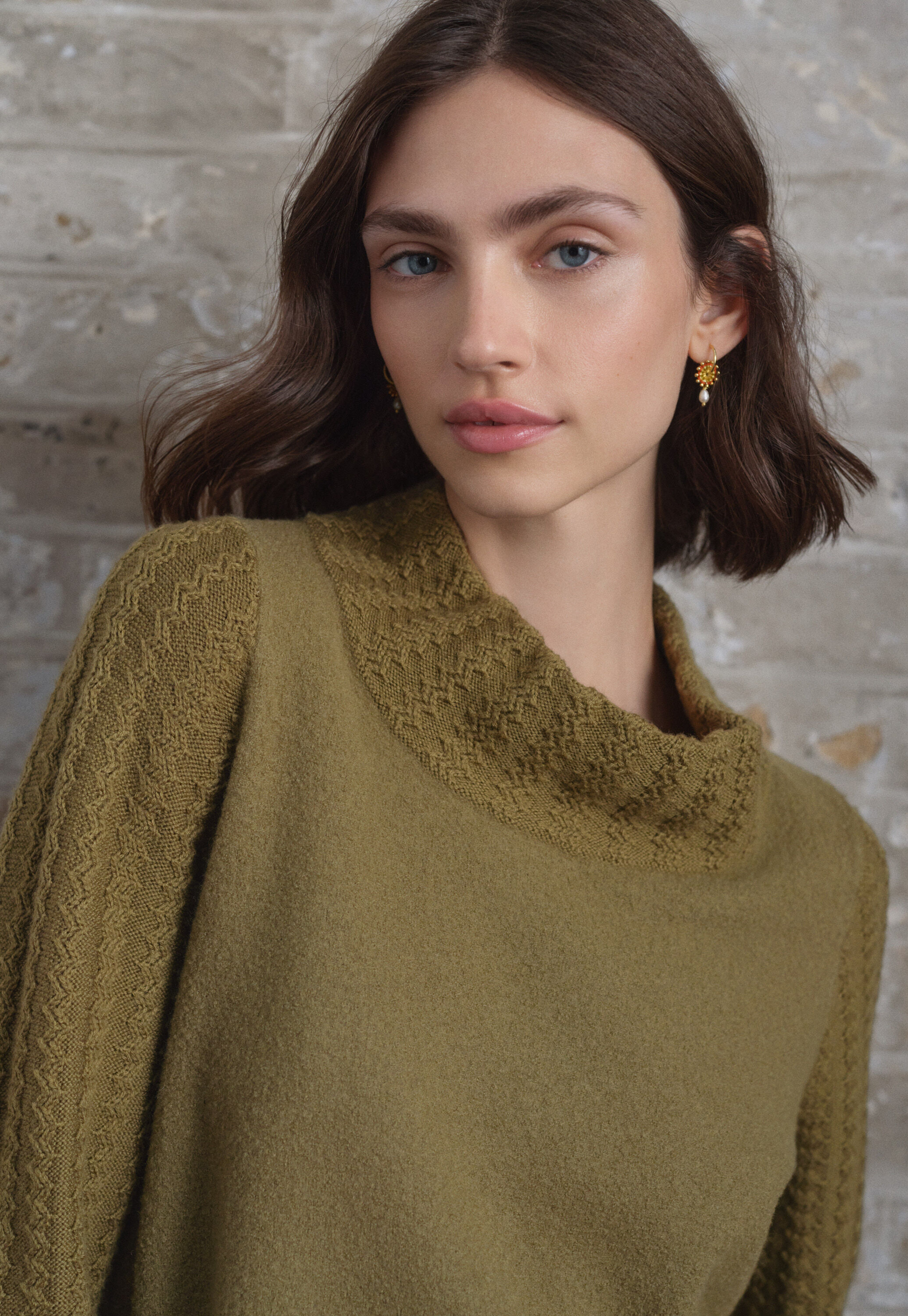 Pullover mit Strickmusterdetails
