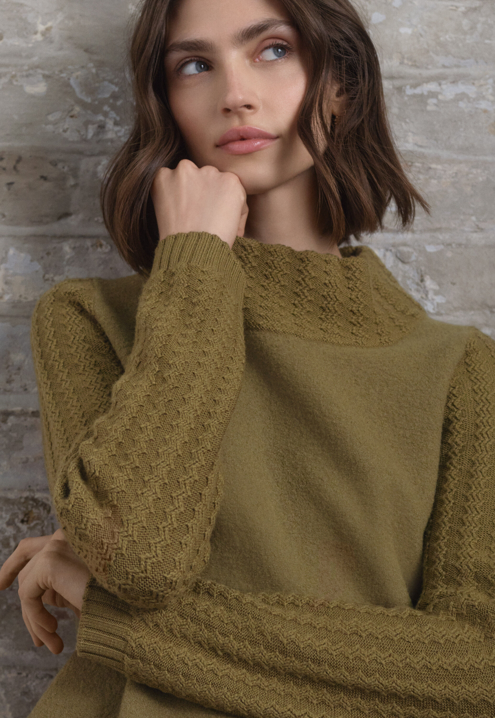 Pullover mit Strickmusterdetails