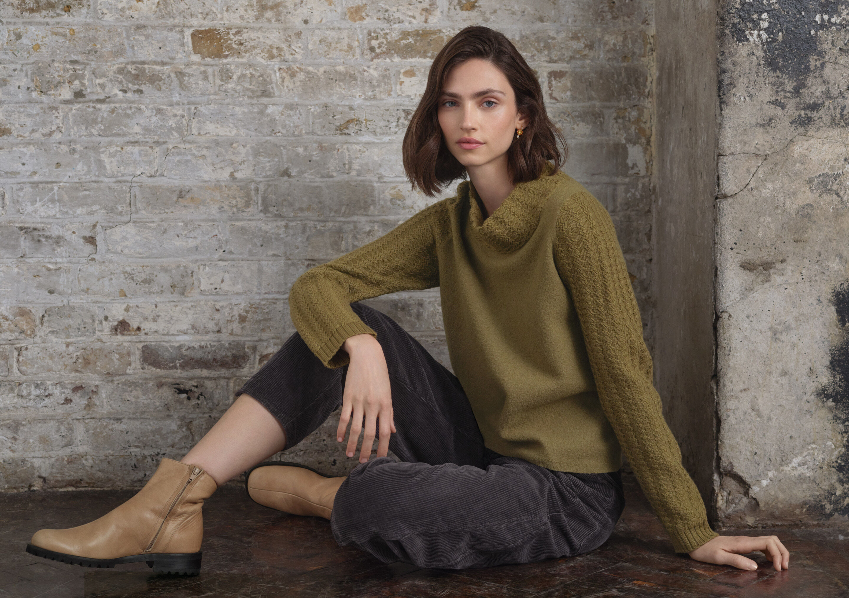 Pullover mit Strickmusterdetails