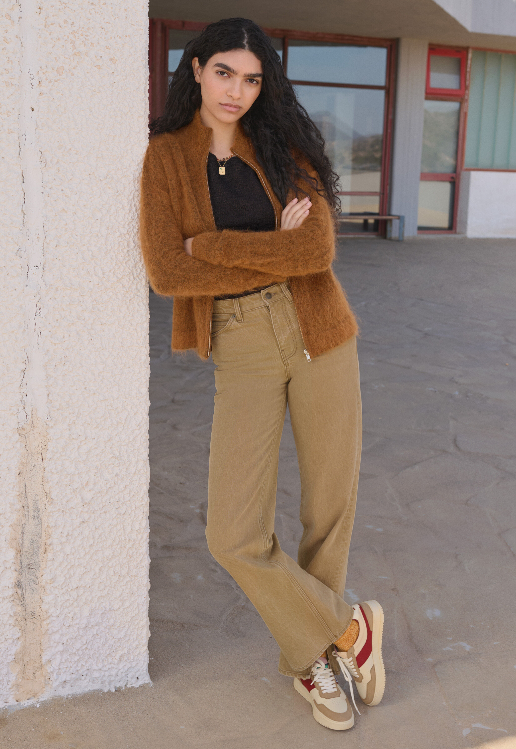 Pullover mit Rei&szlig;verschluss