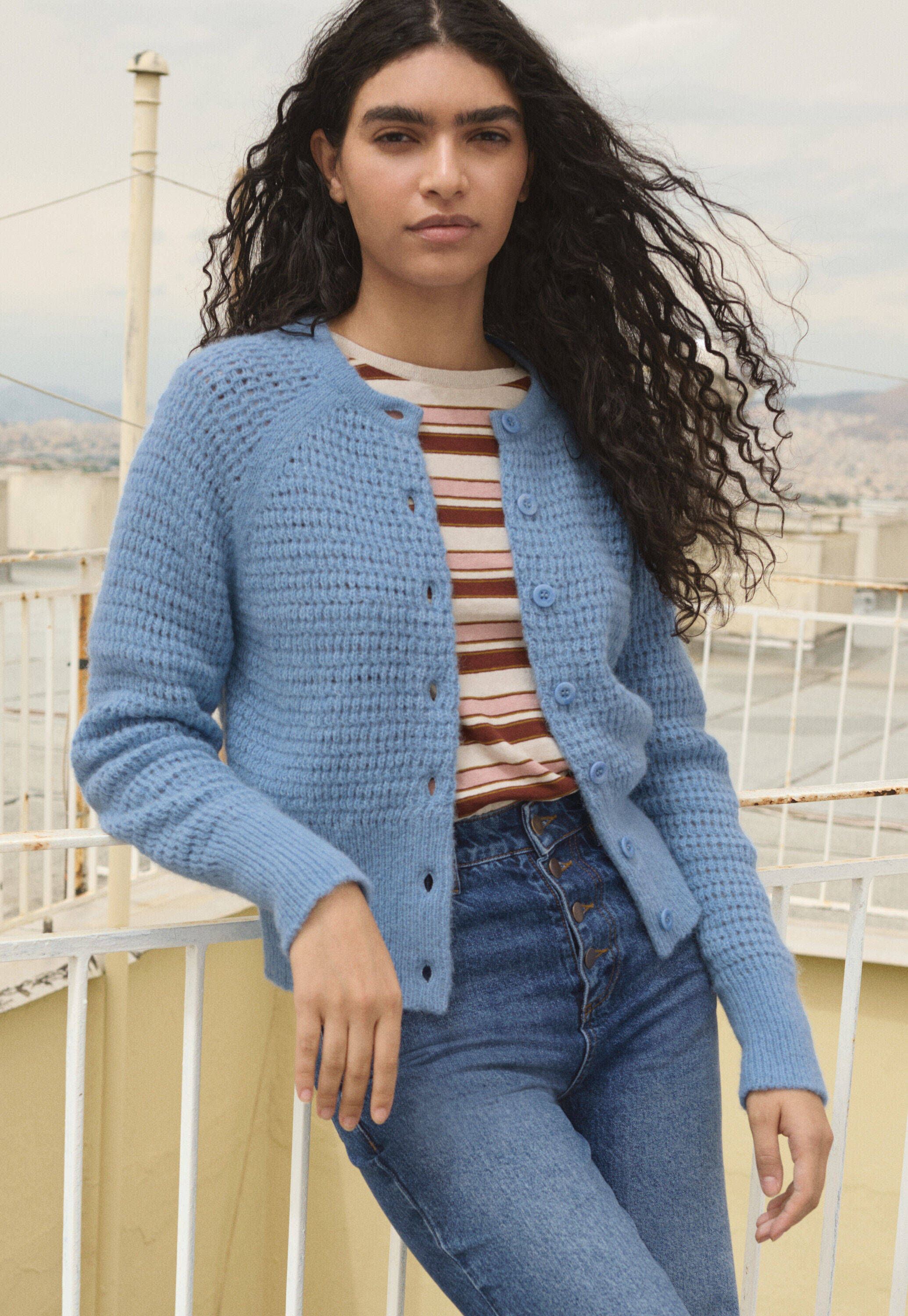 Durchgekn&ouml;pfter Cardigan