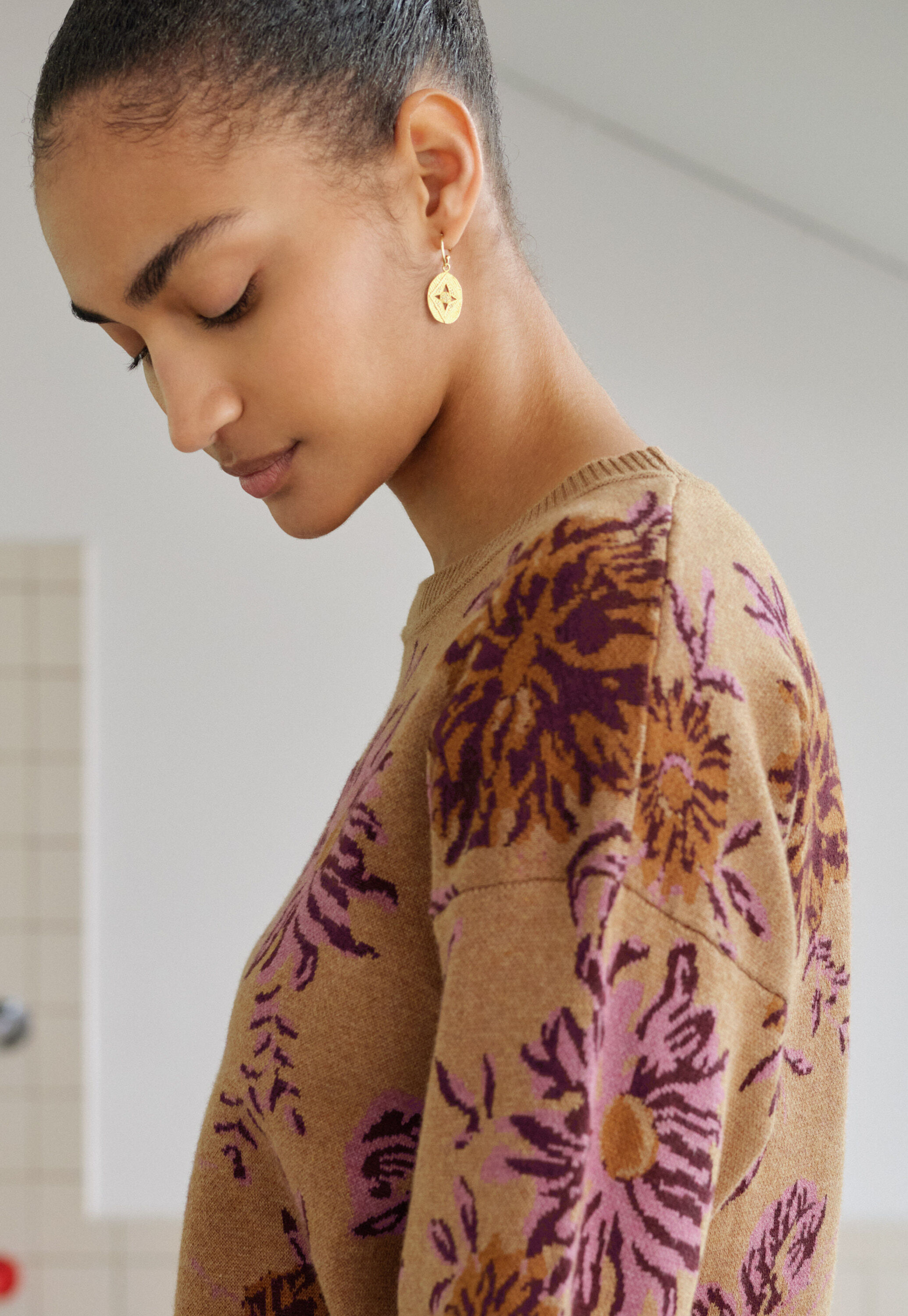 Jacquard-Pullover
