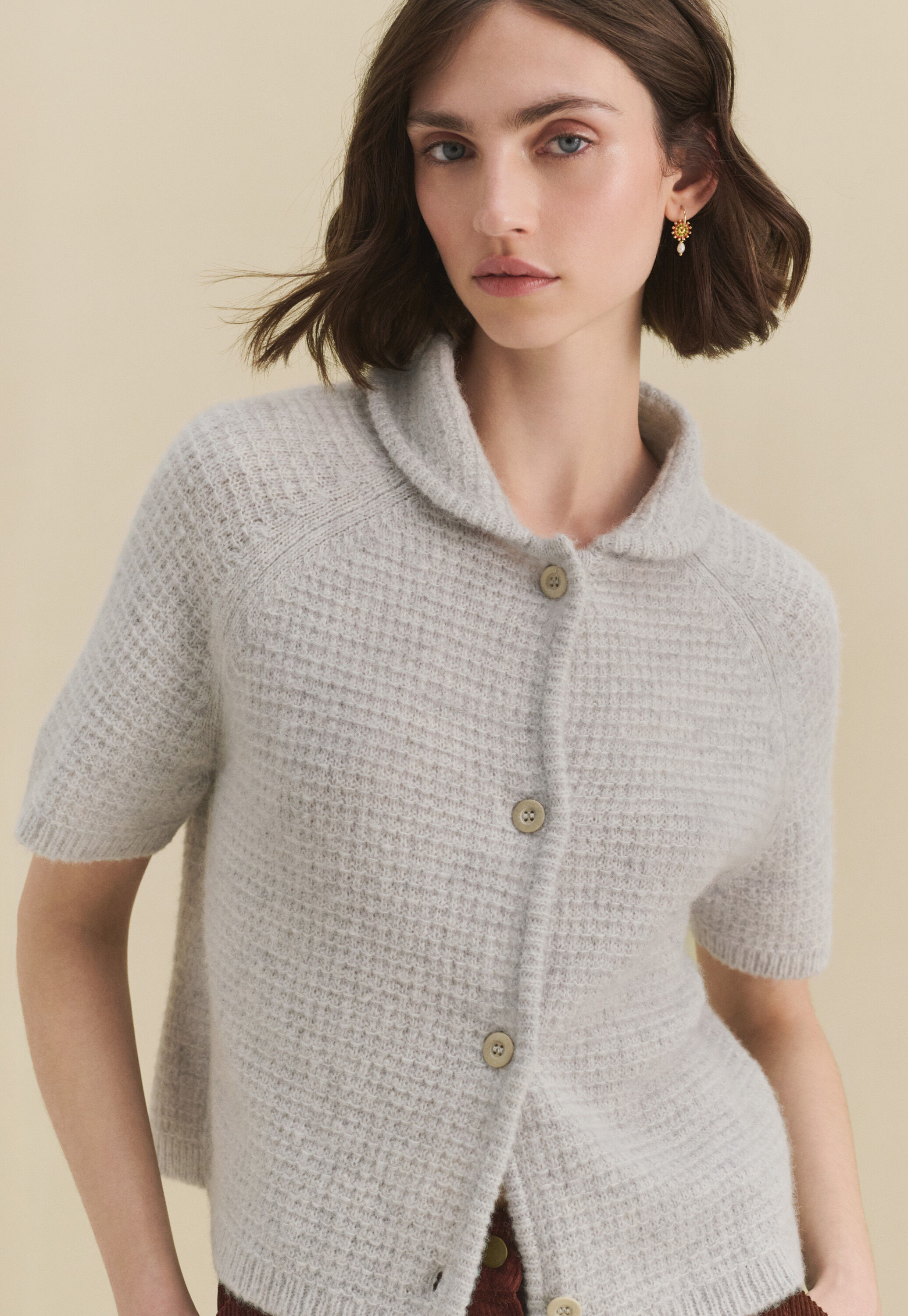 Bluse mit Biesen