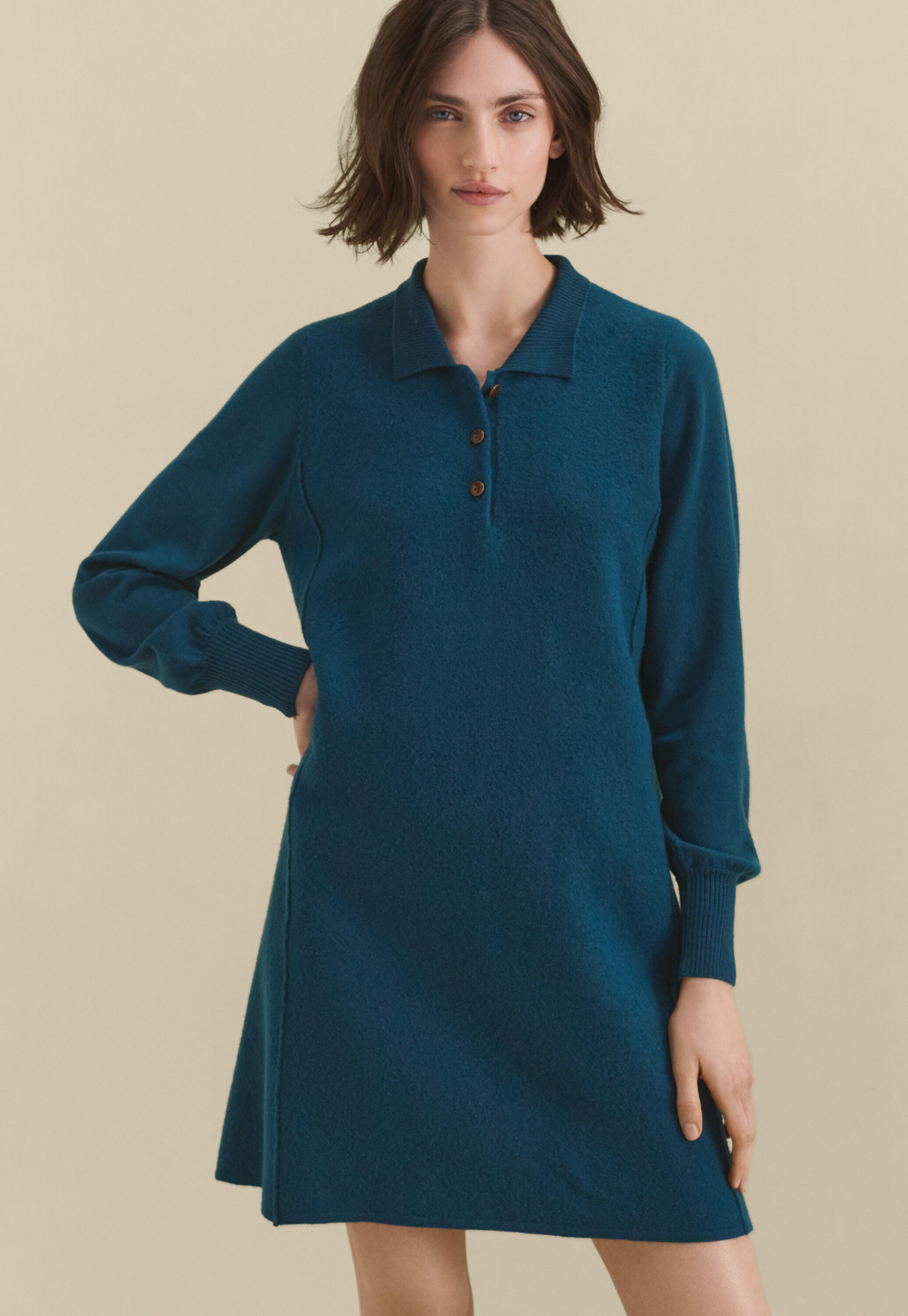 Bluse mit Biesen