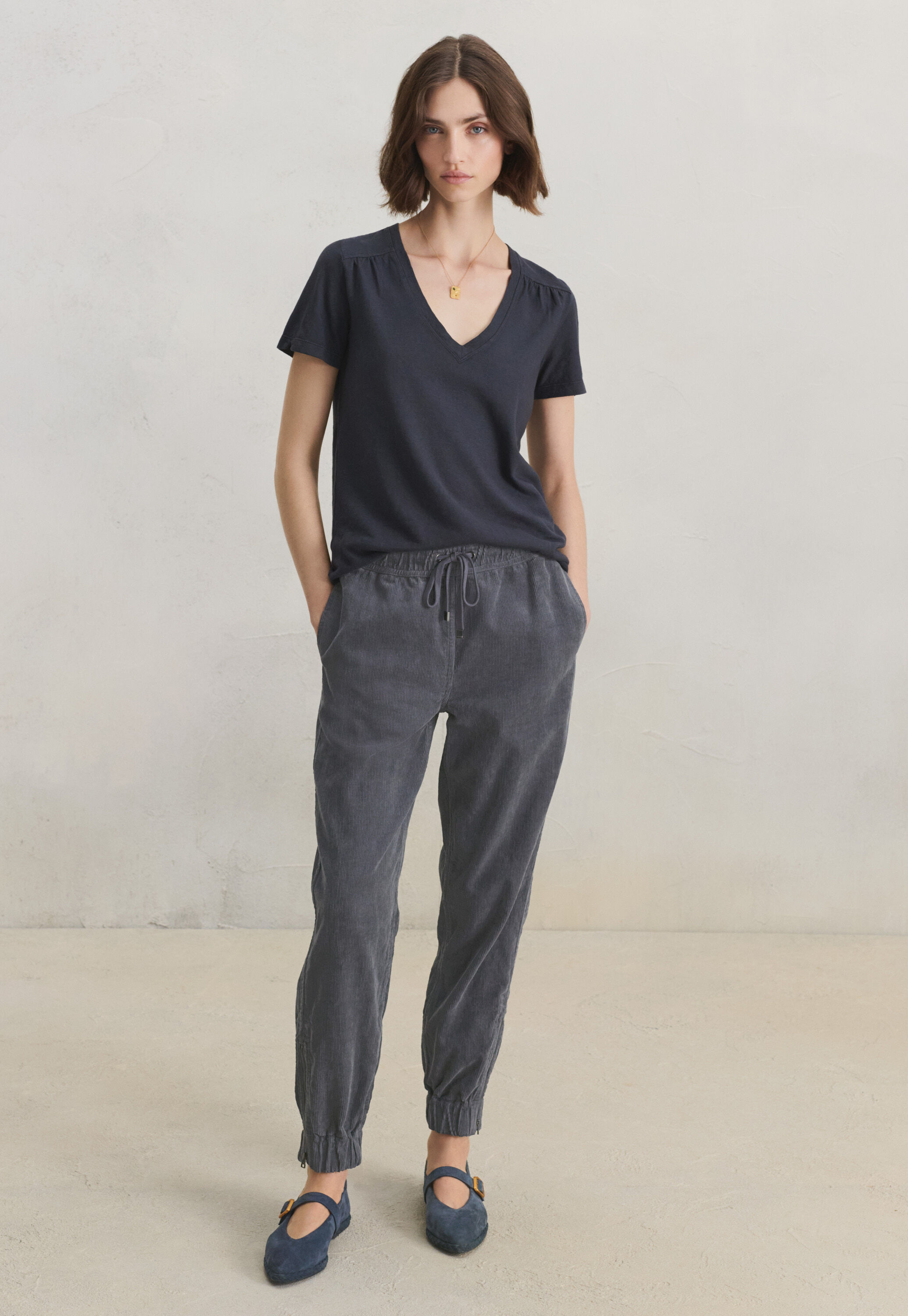 Bluse mit Biesen