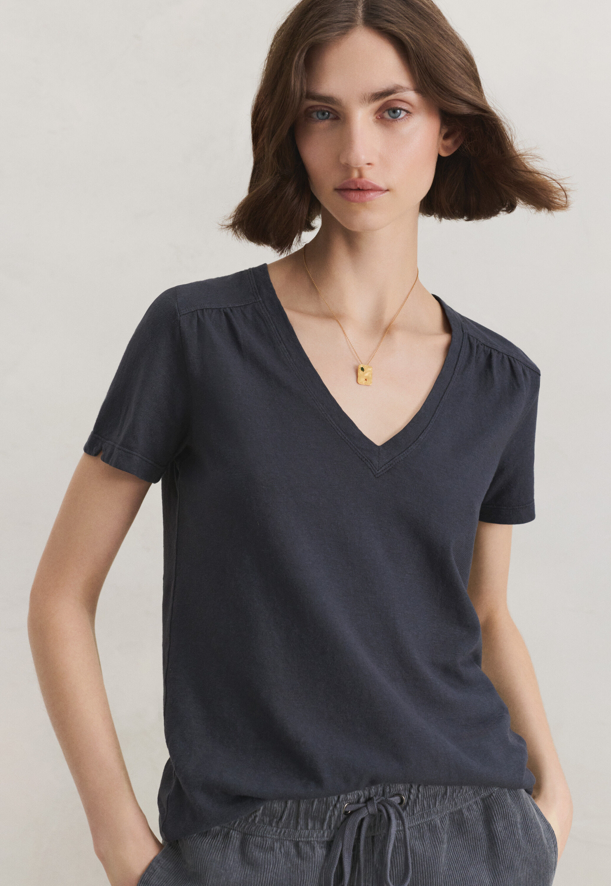 Bluse mit Biesen