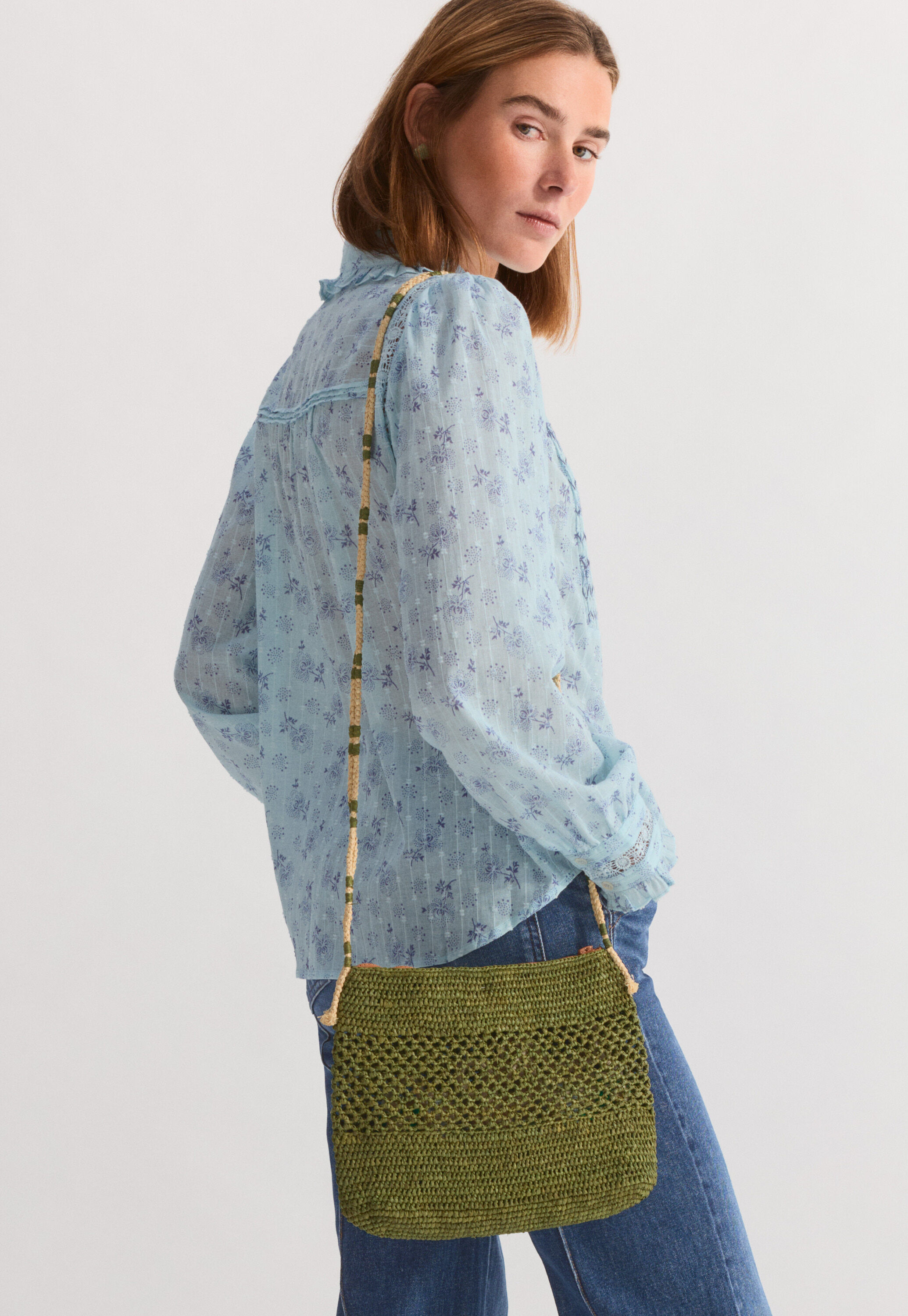 Bluse mit Print