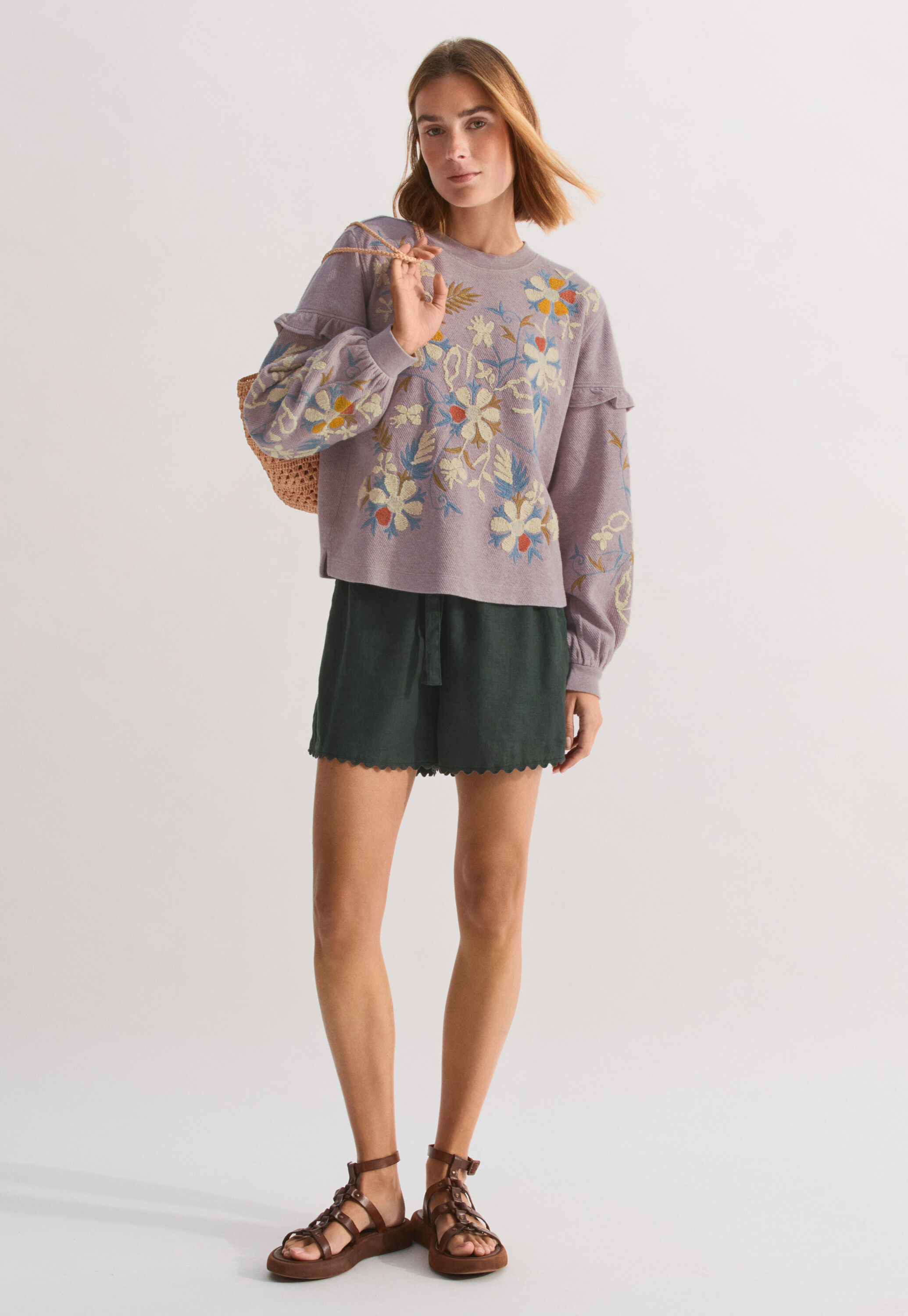 Besticktes Sweatshirt