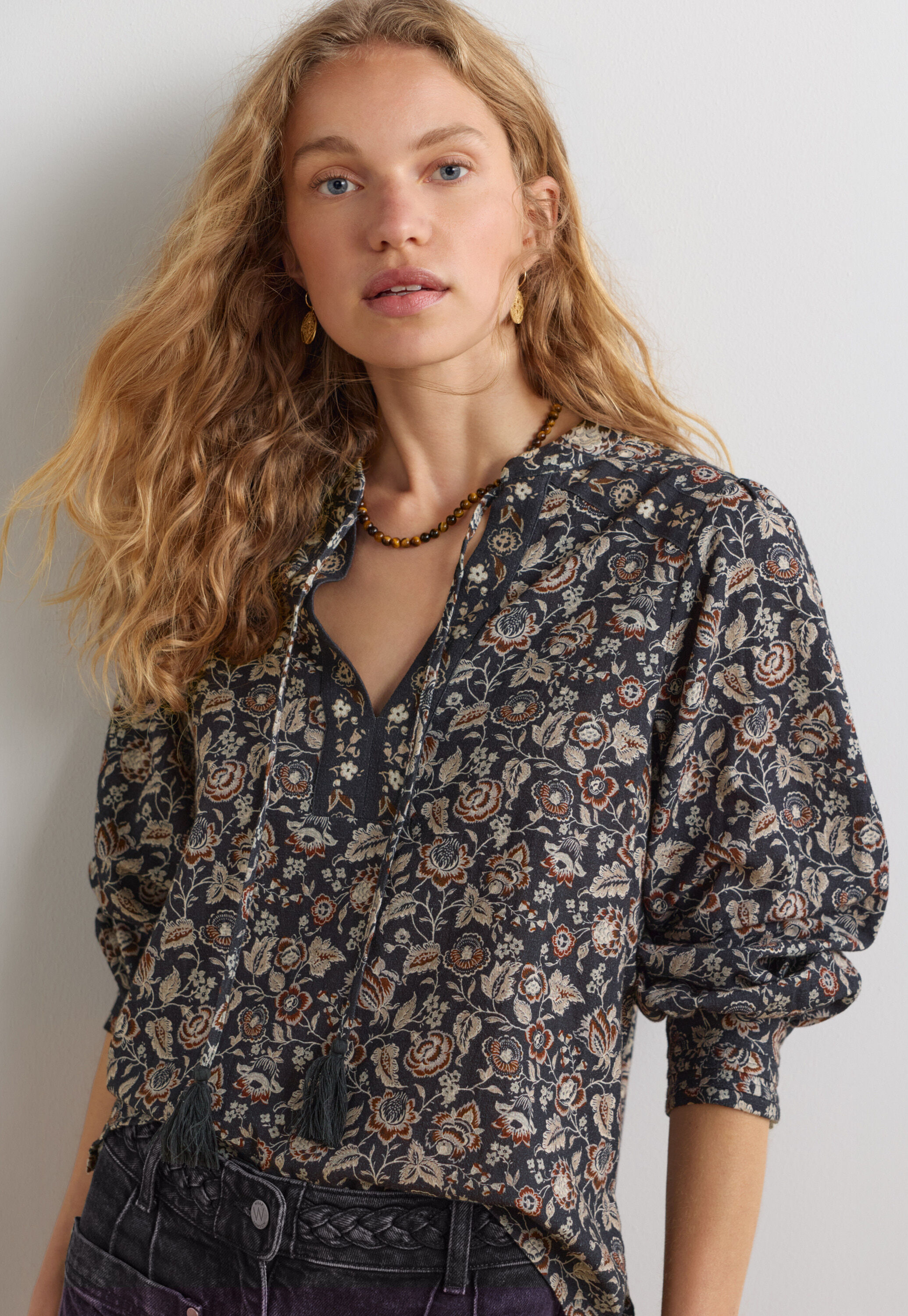 Bedruckte Bluse