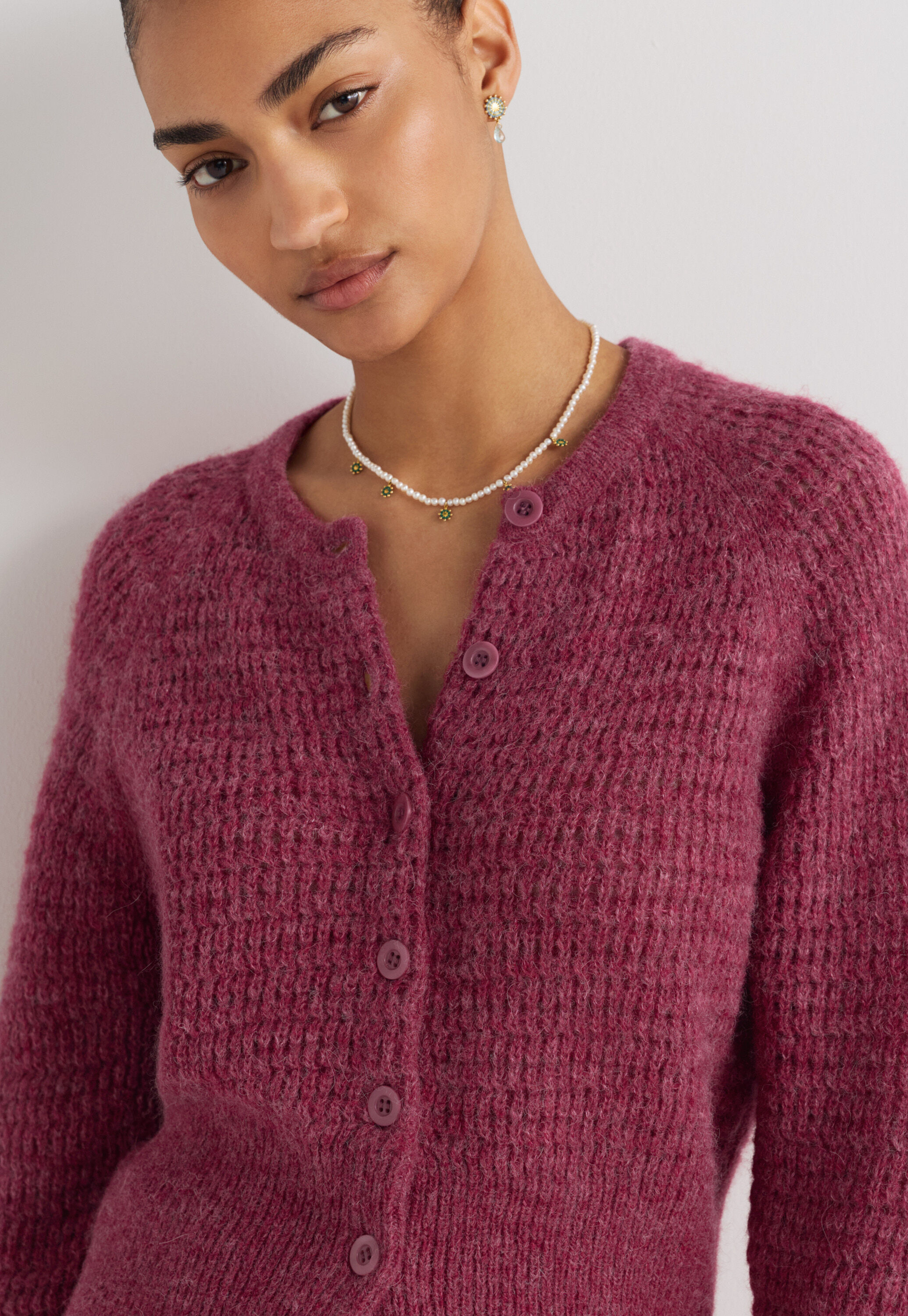 Durchgekn&ouml;pfter Cardigan