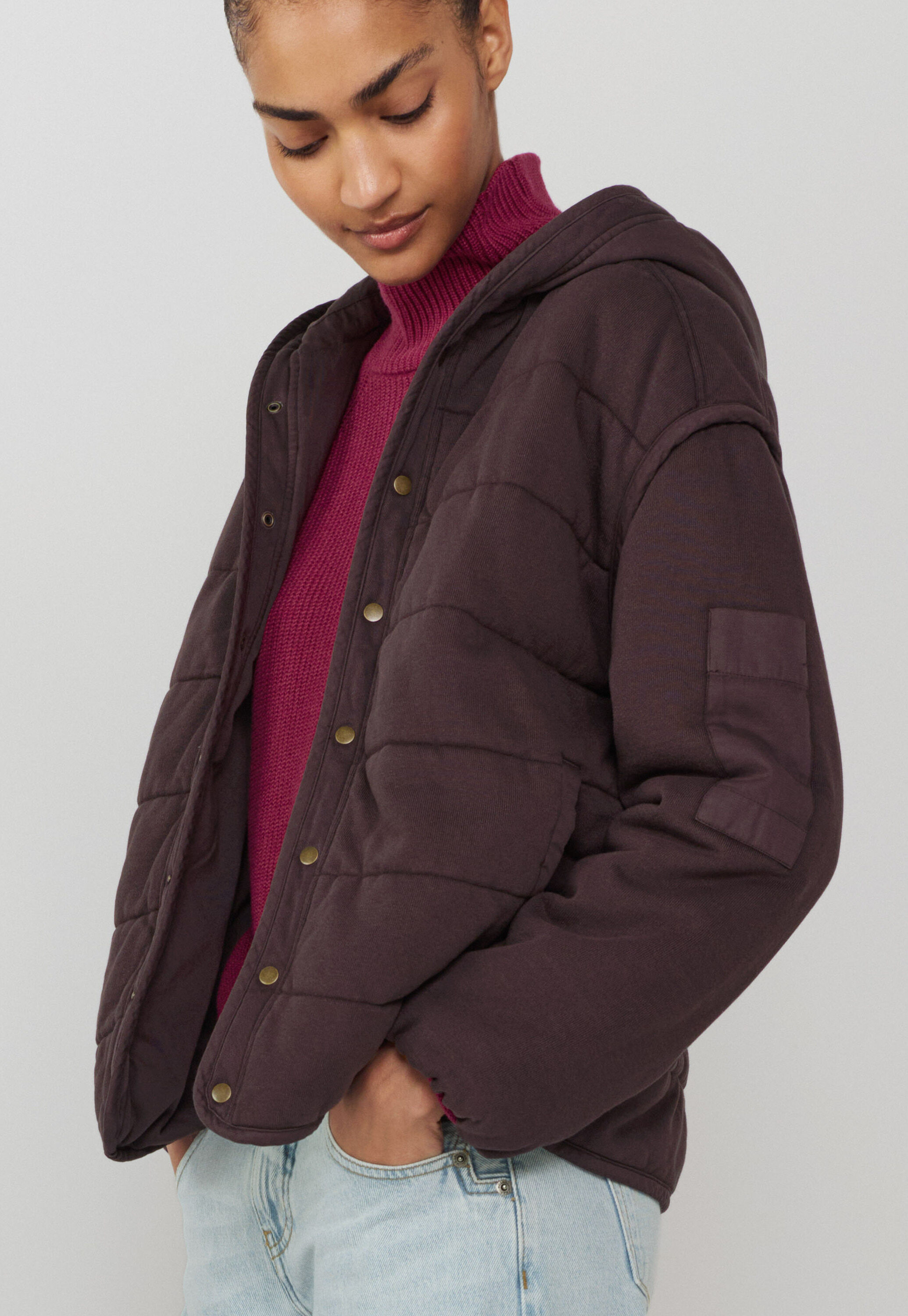 Gerippter Rollkragenpullover