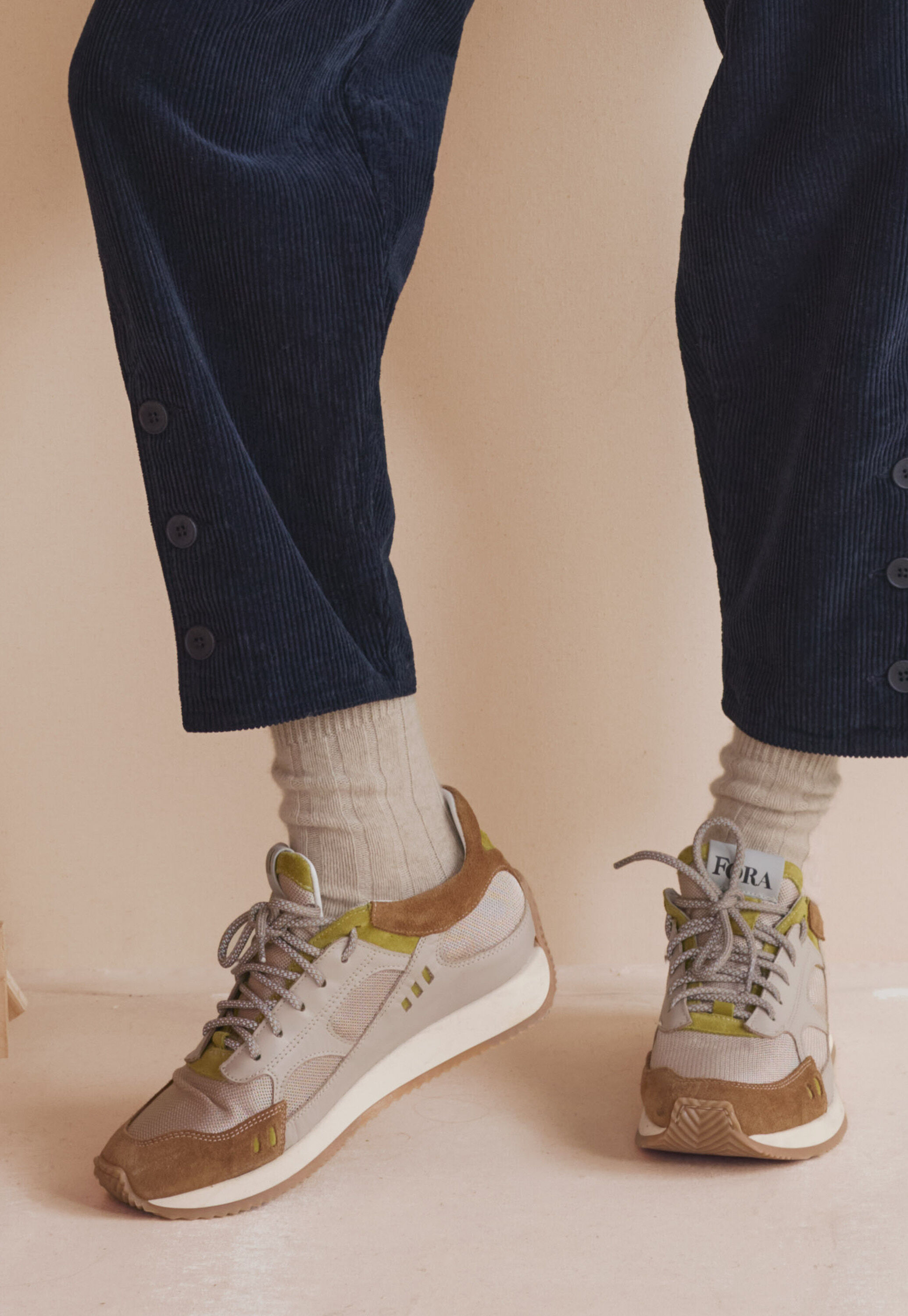 Gerippte Socken