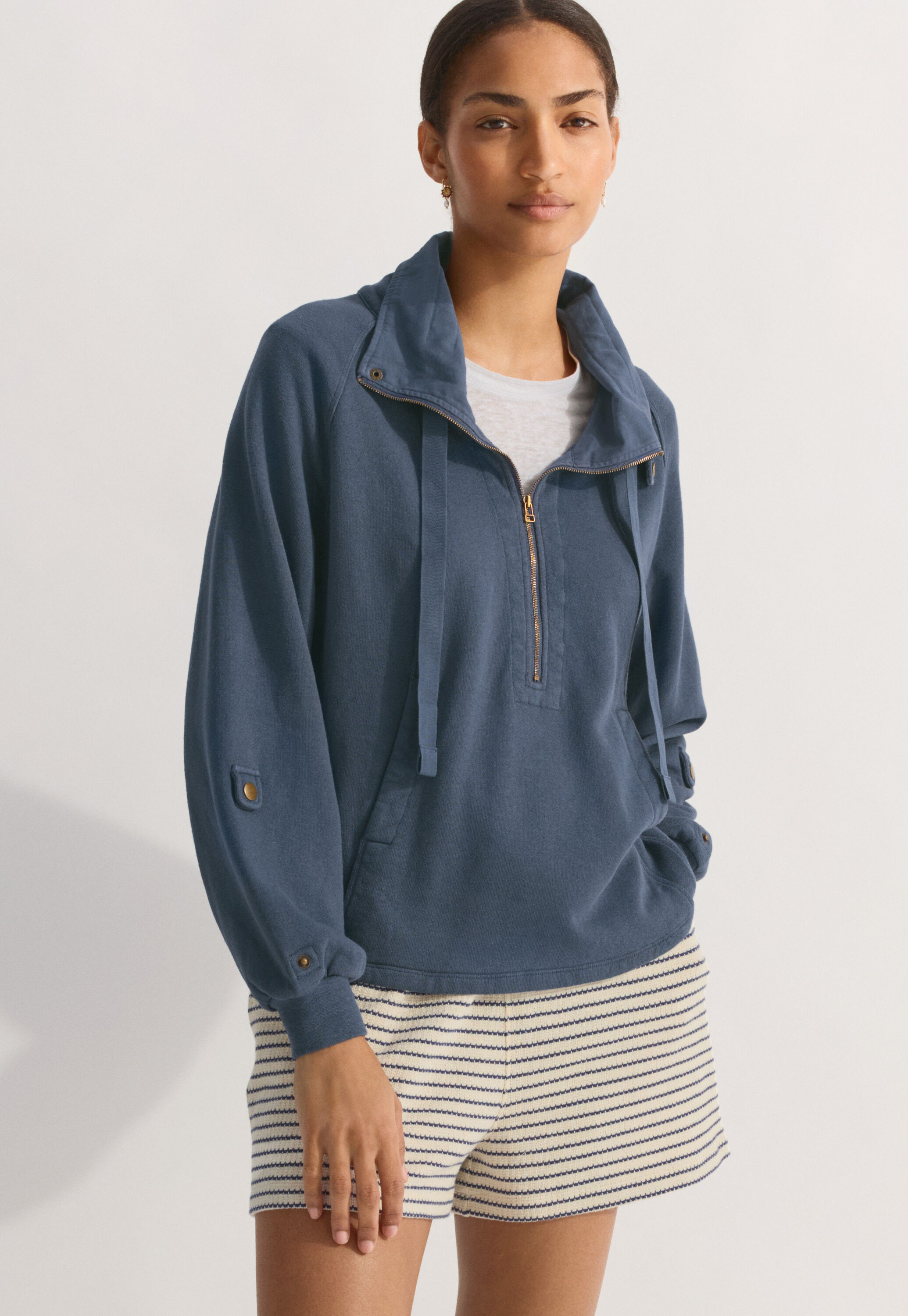 Gestreifte Shorts