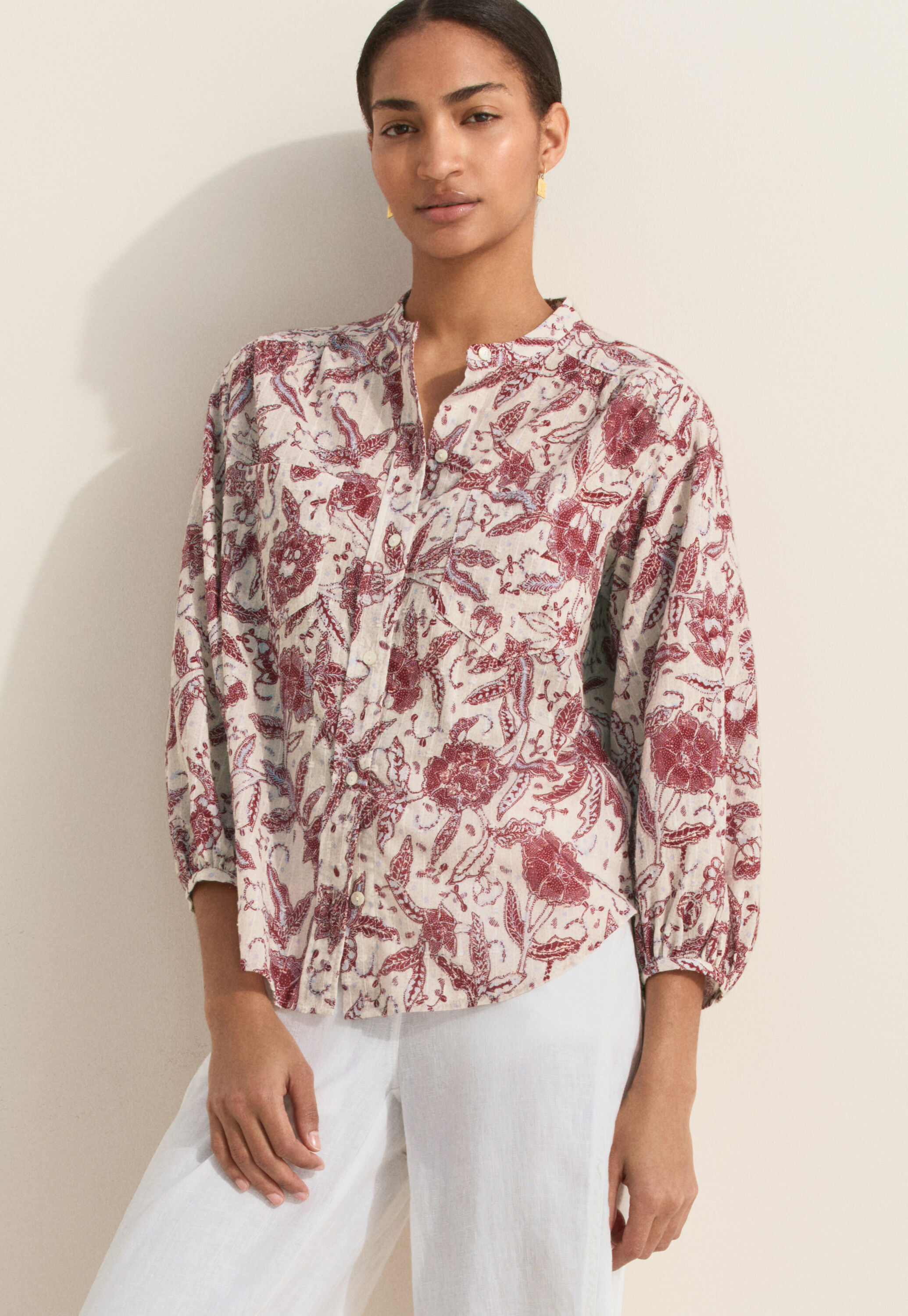 Bedruckte Bluse
