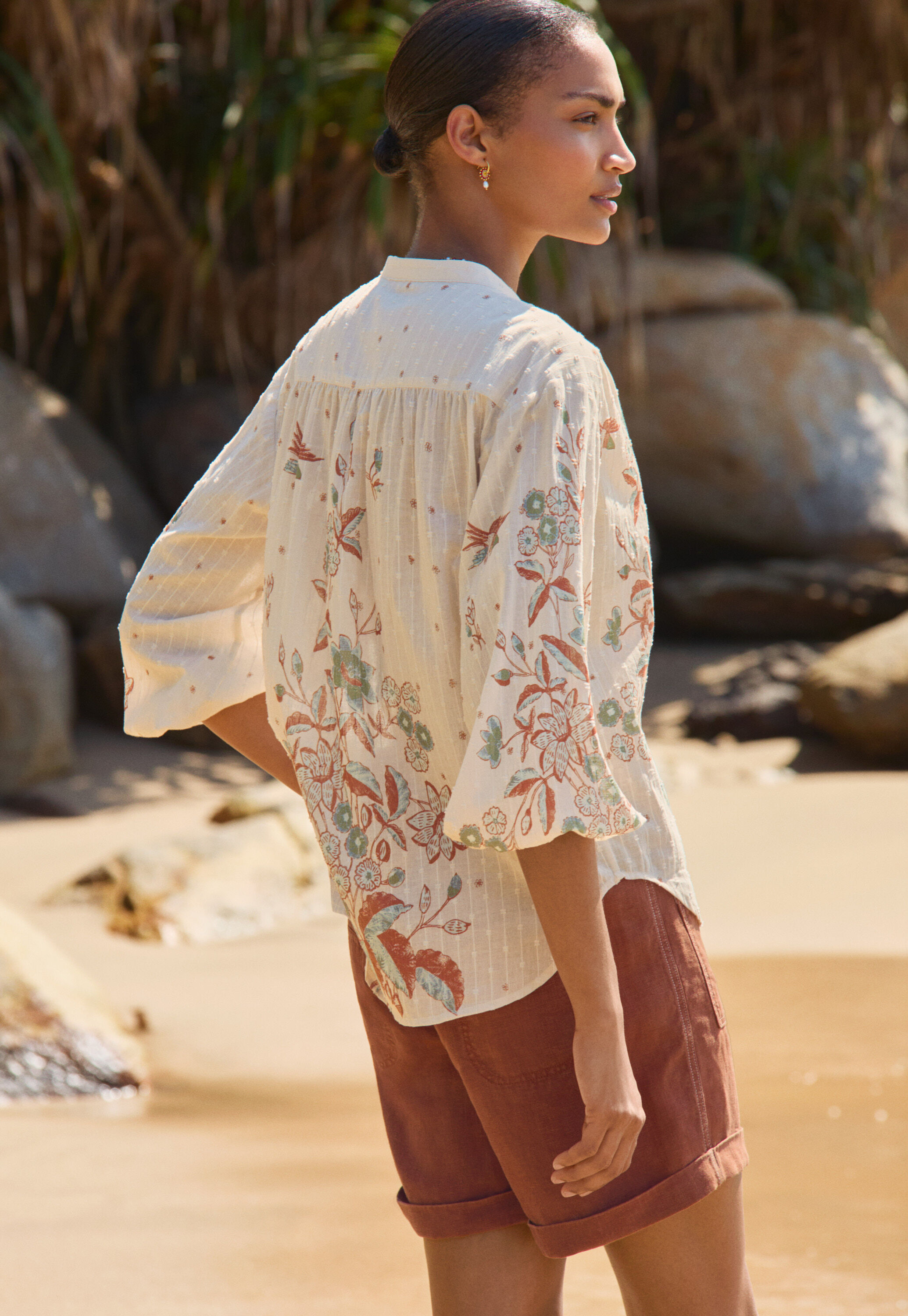 Shorts mit aufgesetzten Taschen
