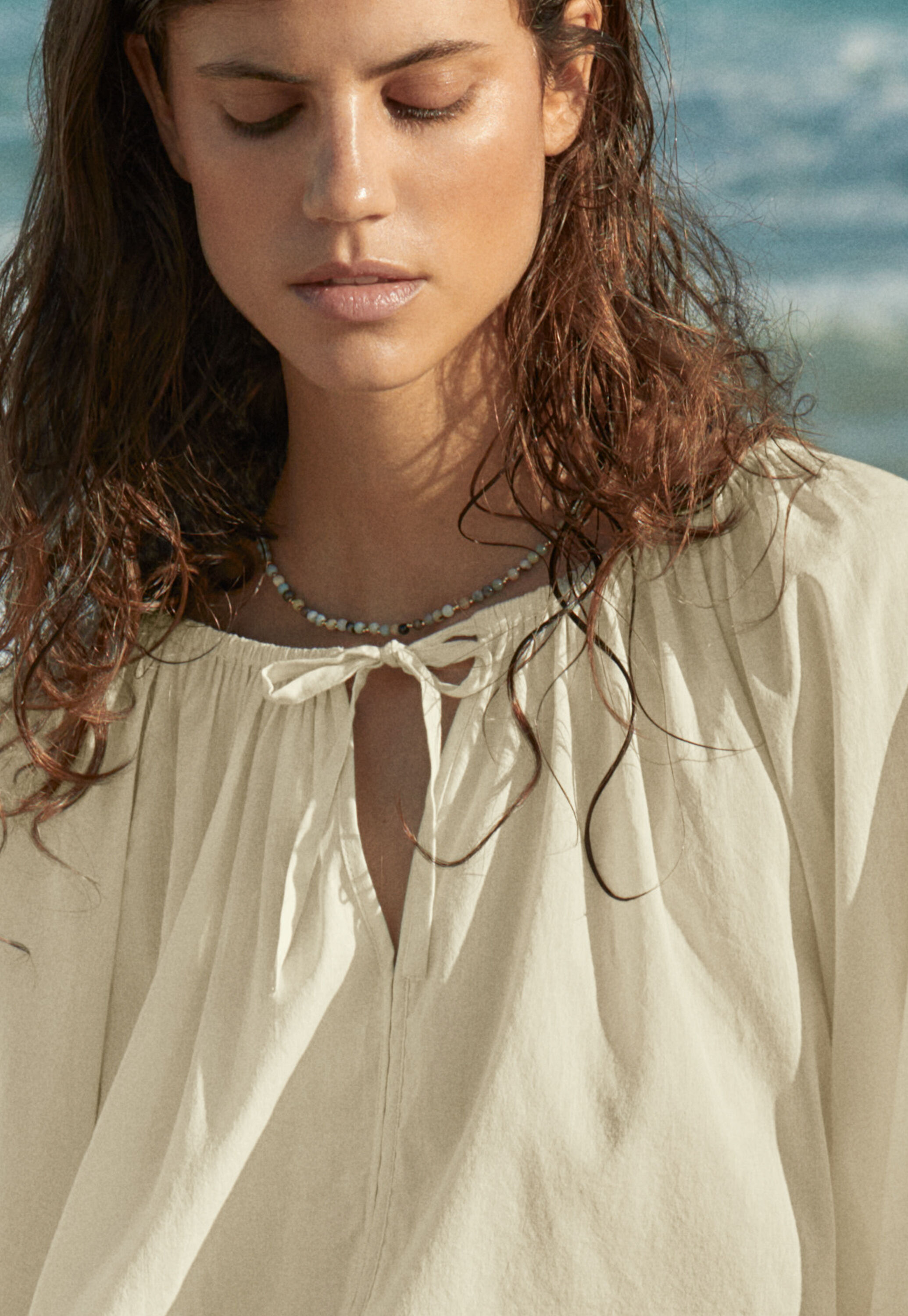 Geraffte Bluse