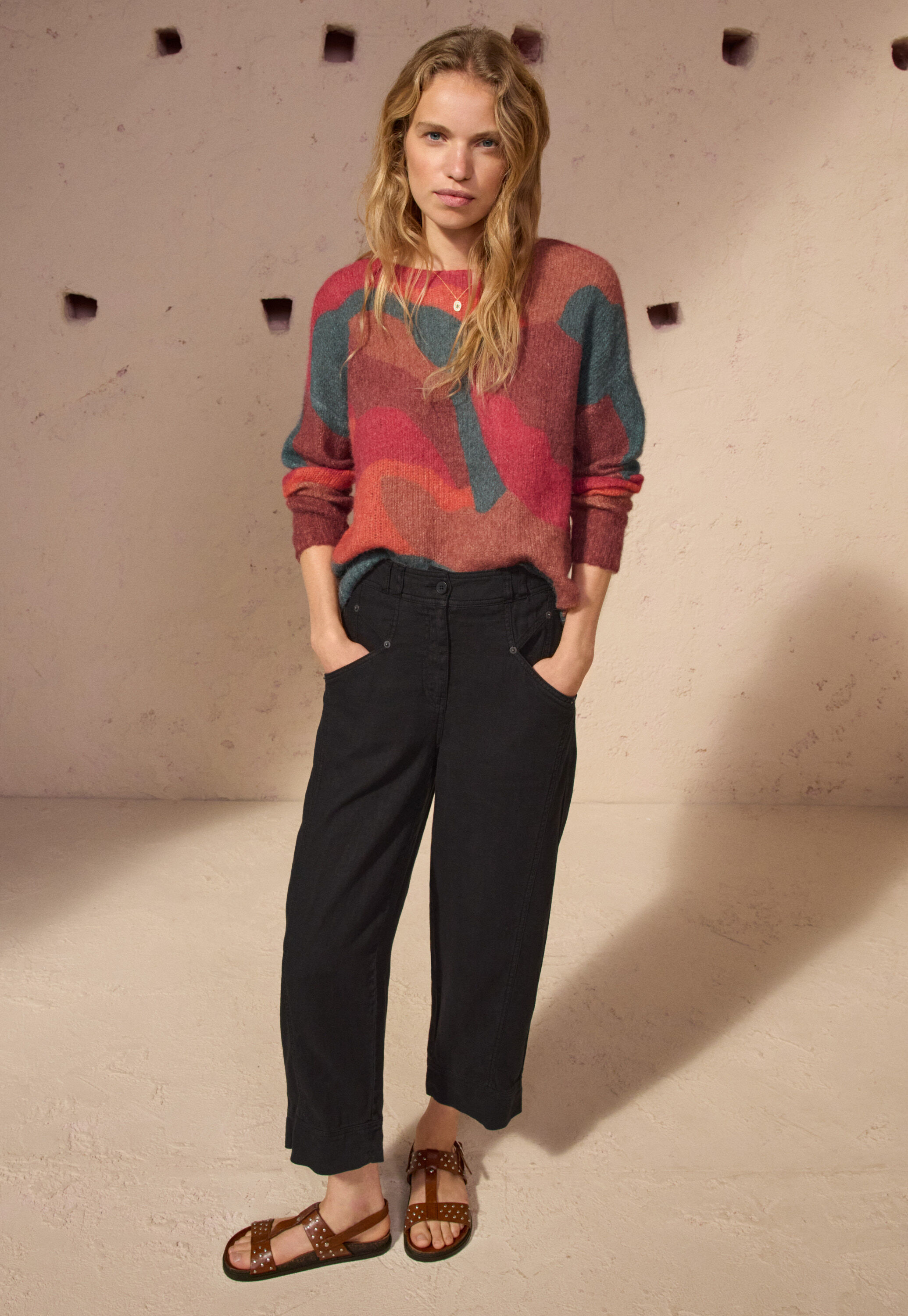 Bedruckter Pullover