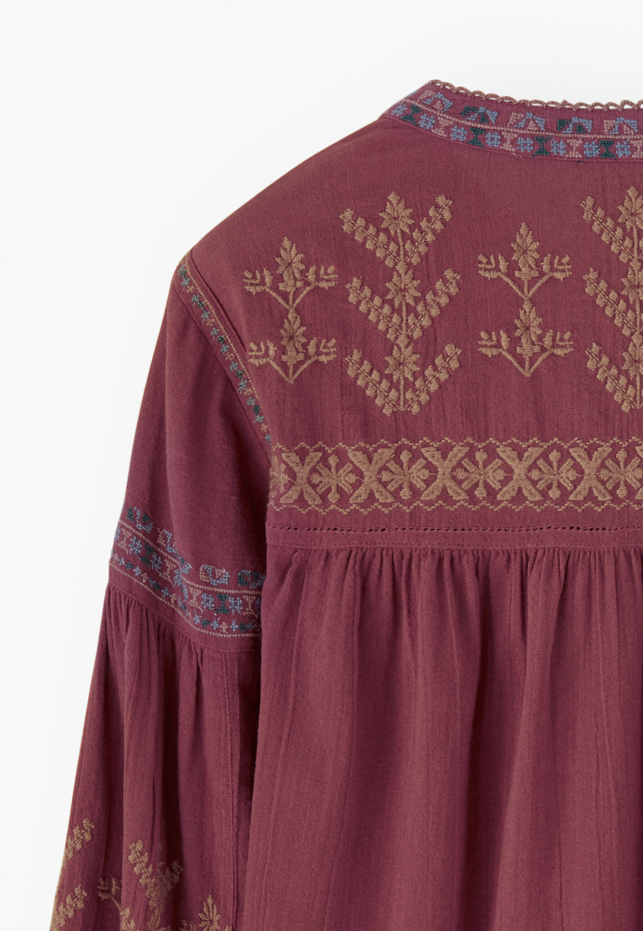 Bestickte Bluse
